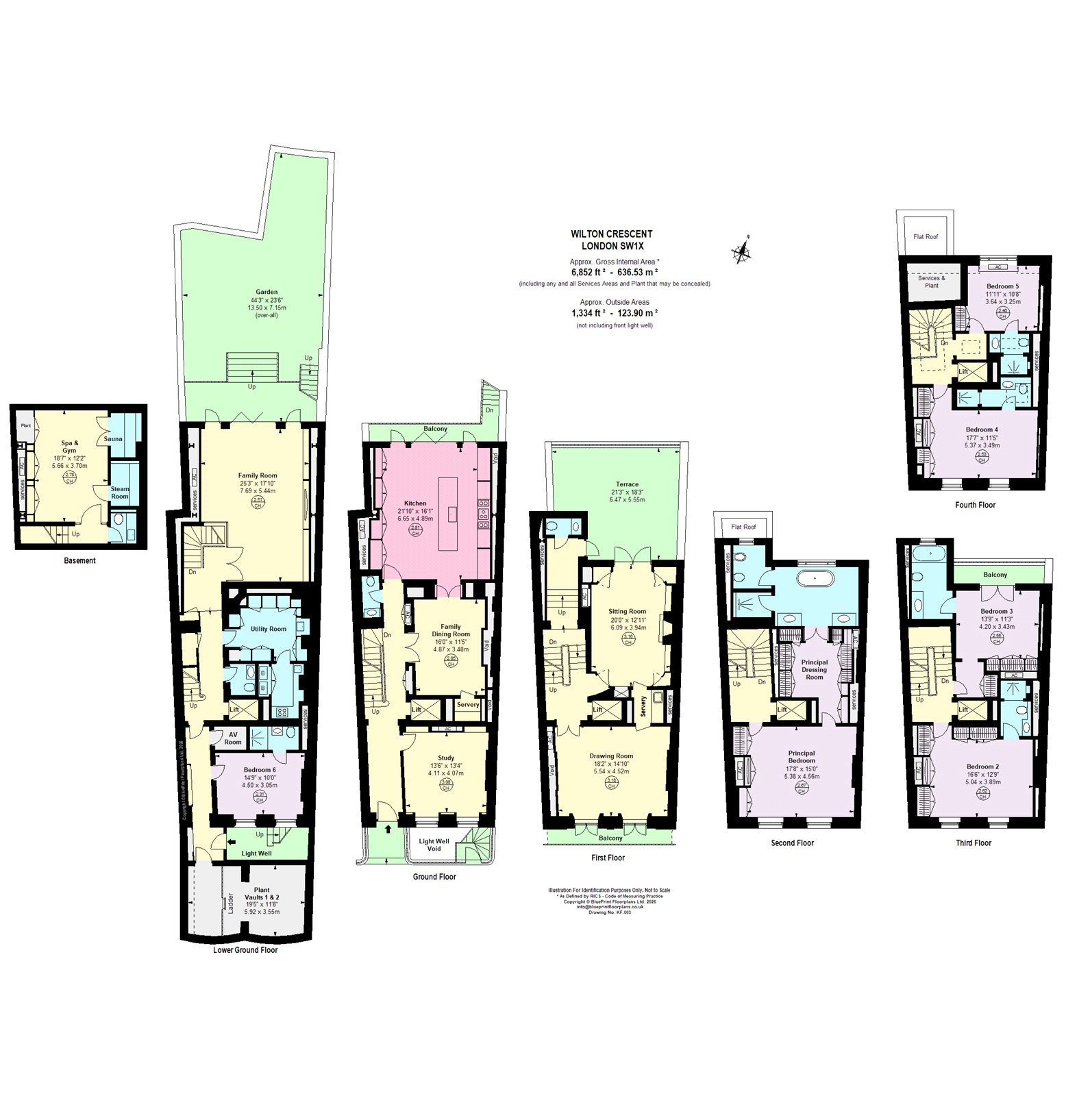 17, Wilton Crescent, London floorplan