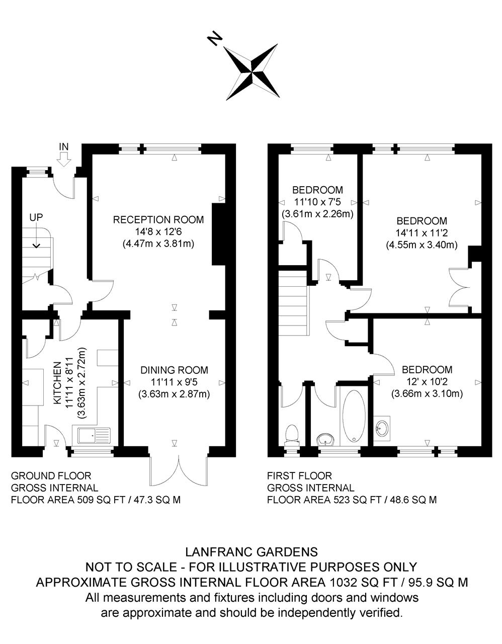Lanfranc Gardens, Harbledown, Canterbury CT2, 3 bedroom terraced house