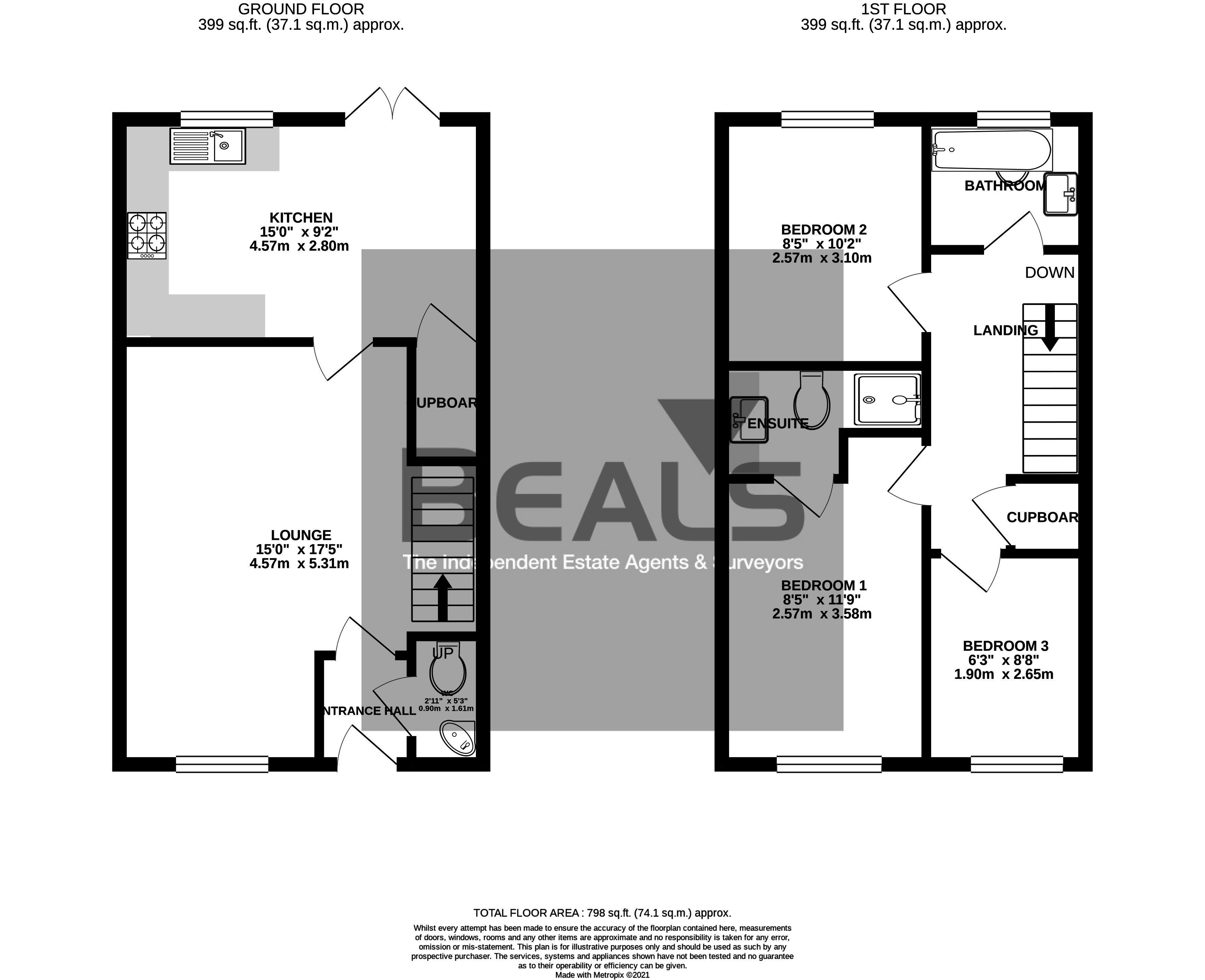 Little Hackets, Havant PO9, 3 bedroom terraced house for sale