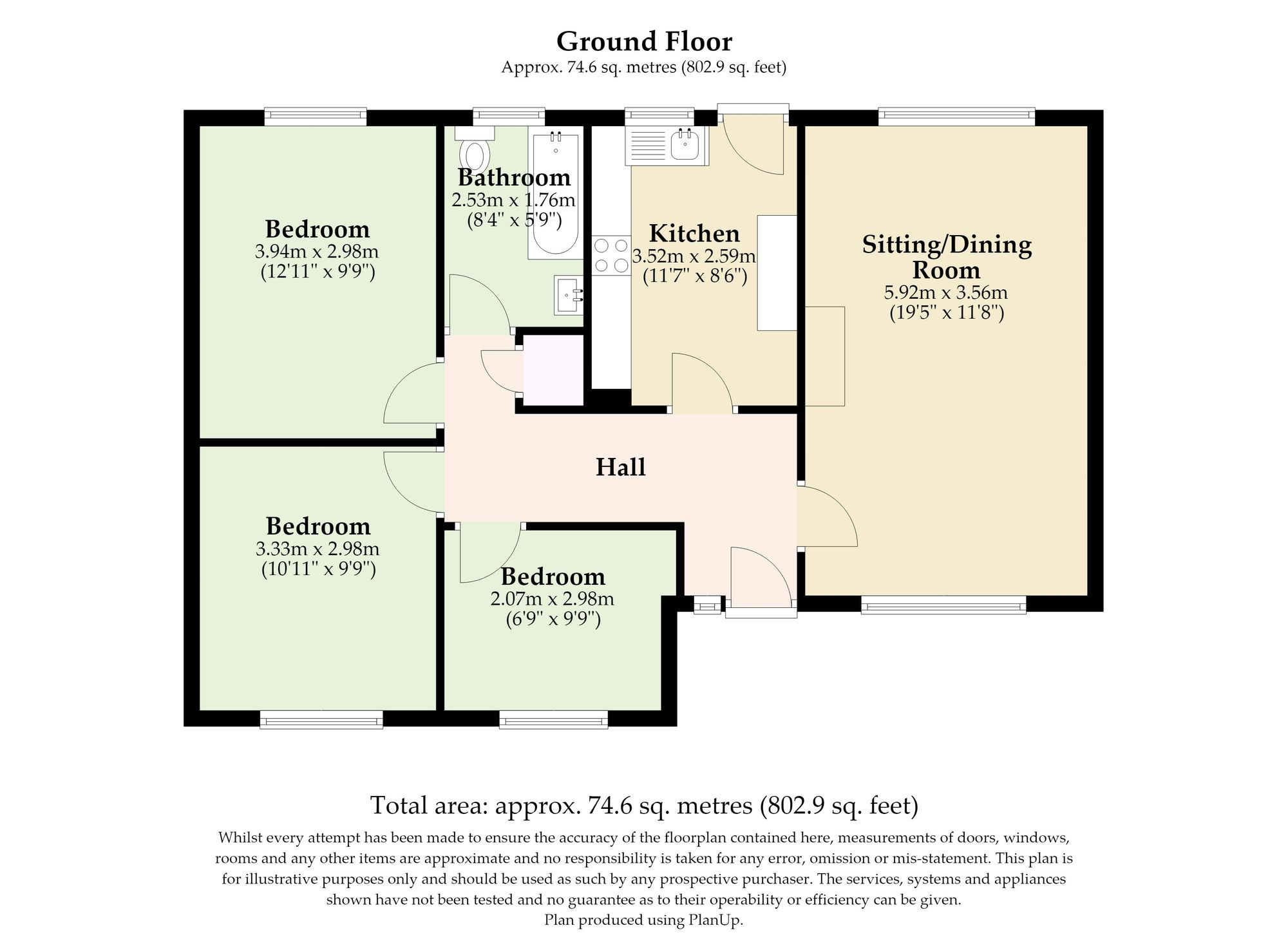 34 Norwich Road, Norwich floorplan