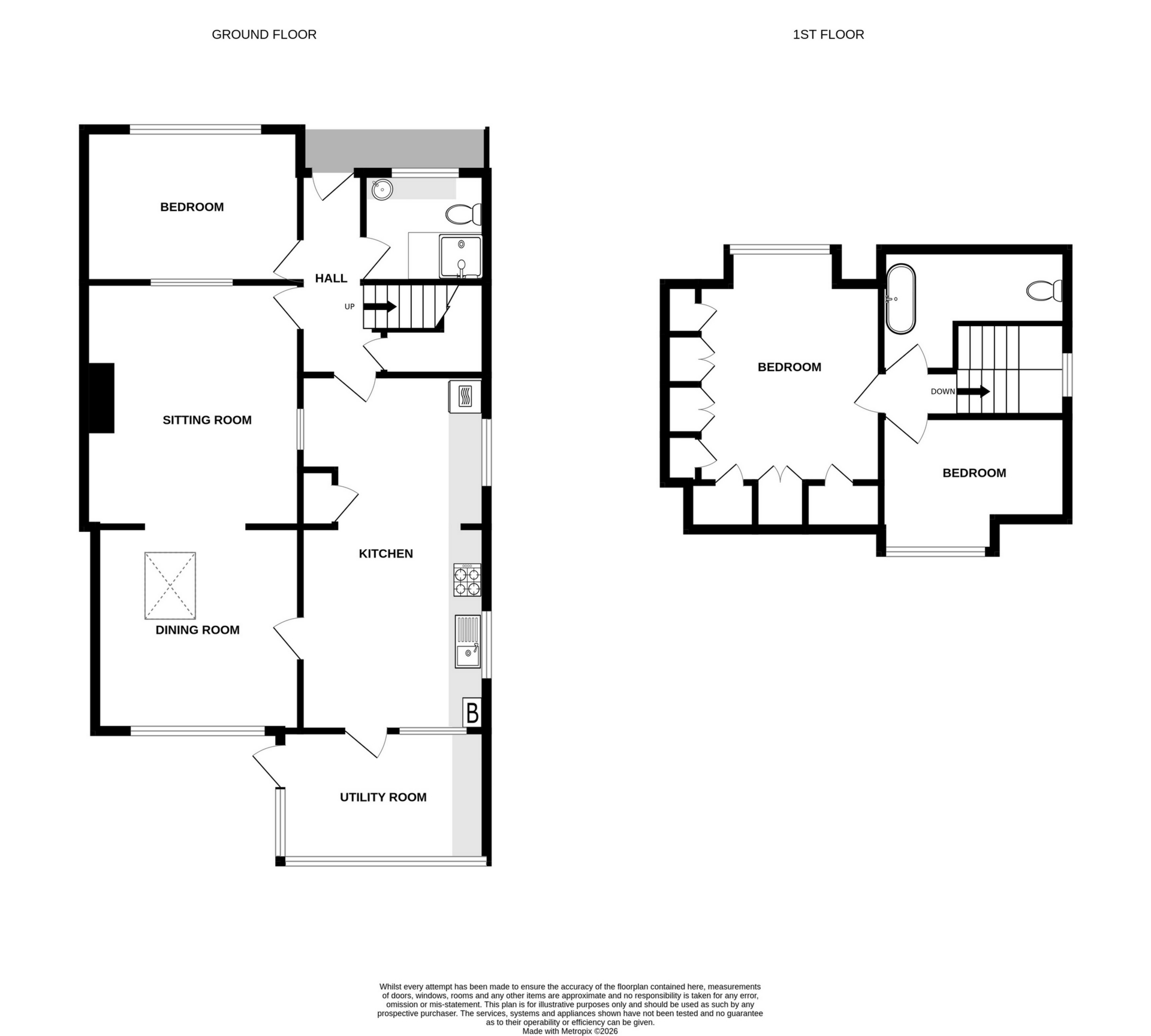 Estoril, Downs Road, Dover floorplan