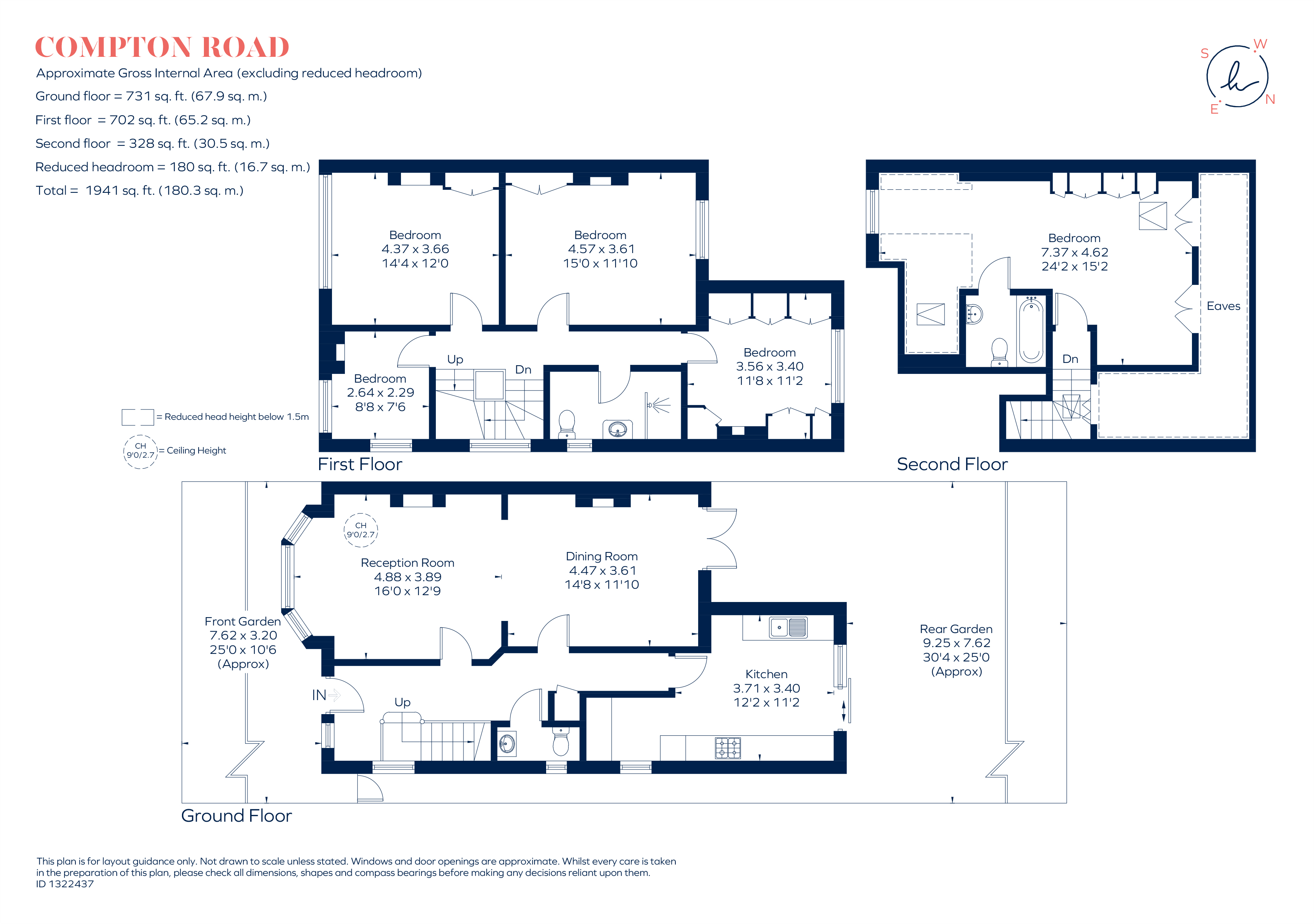 31, Compton Road, London floorplan