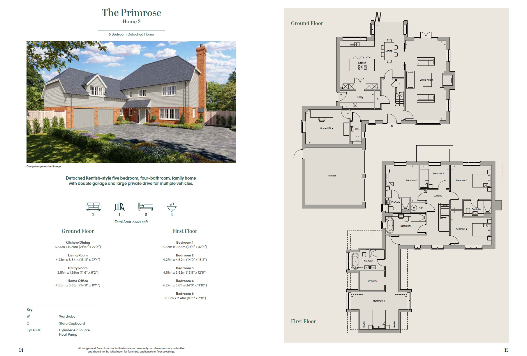 Egerton Place - The Primrose, 2, The Primrose - Egerton Place, Ashford floorplan