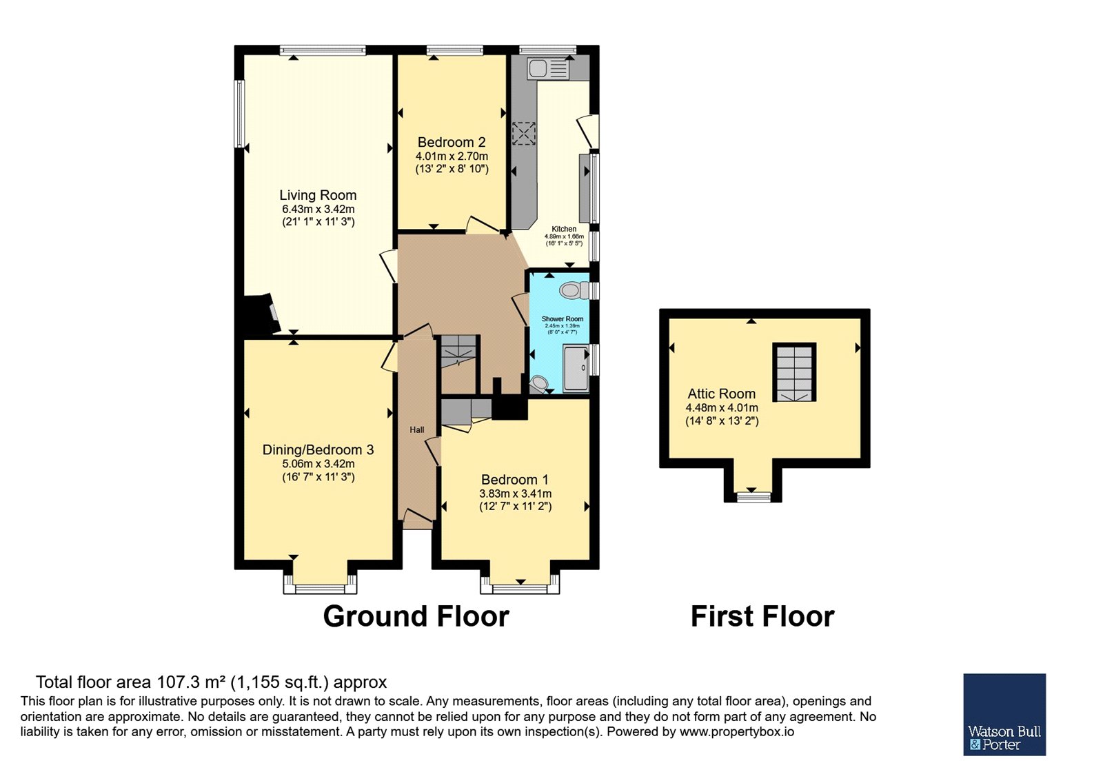 119, Horsebridge Hill, Isle of Wight floorplan