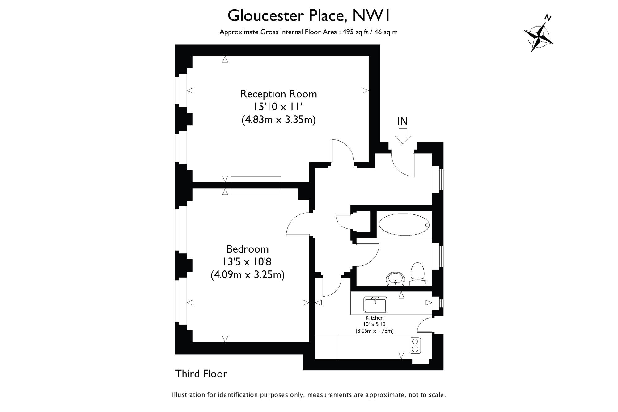 1 Bedrooms Flat to rent in Gloucester Place, Marylebone, London NW1