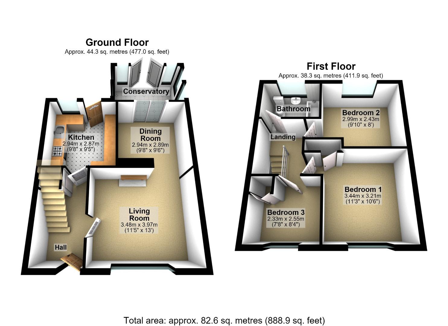 6, Keble Road, Bicester floorplan