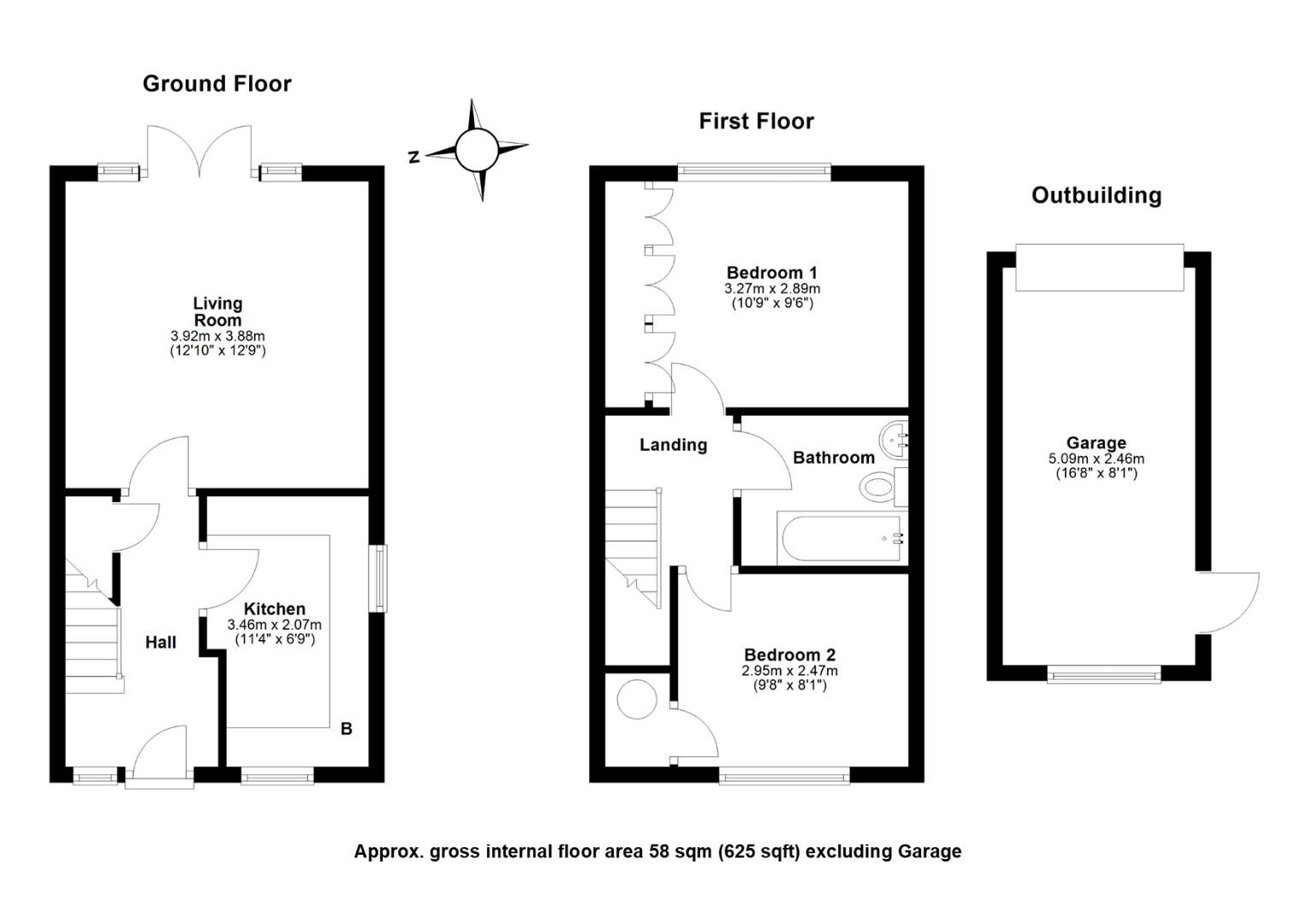 2, Abbots Close, Cambridge floorplan