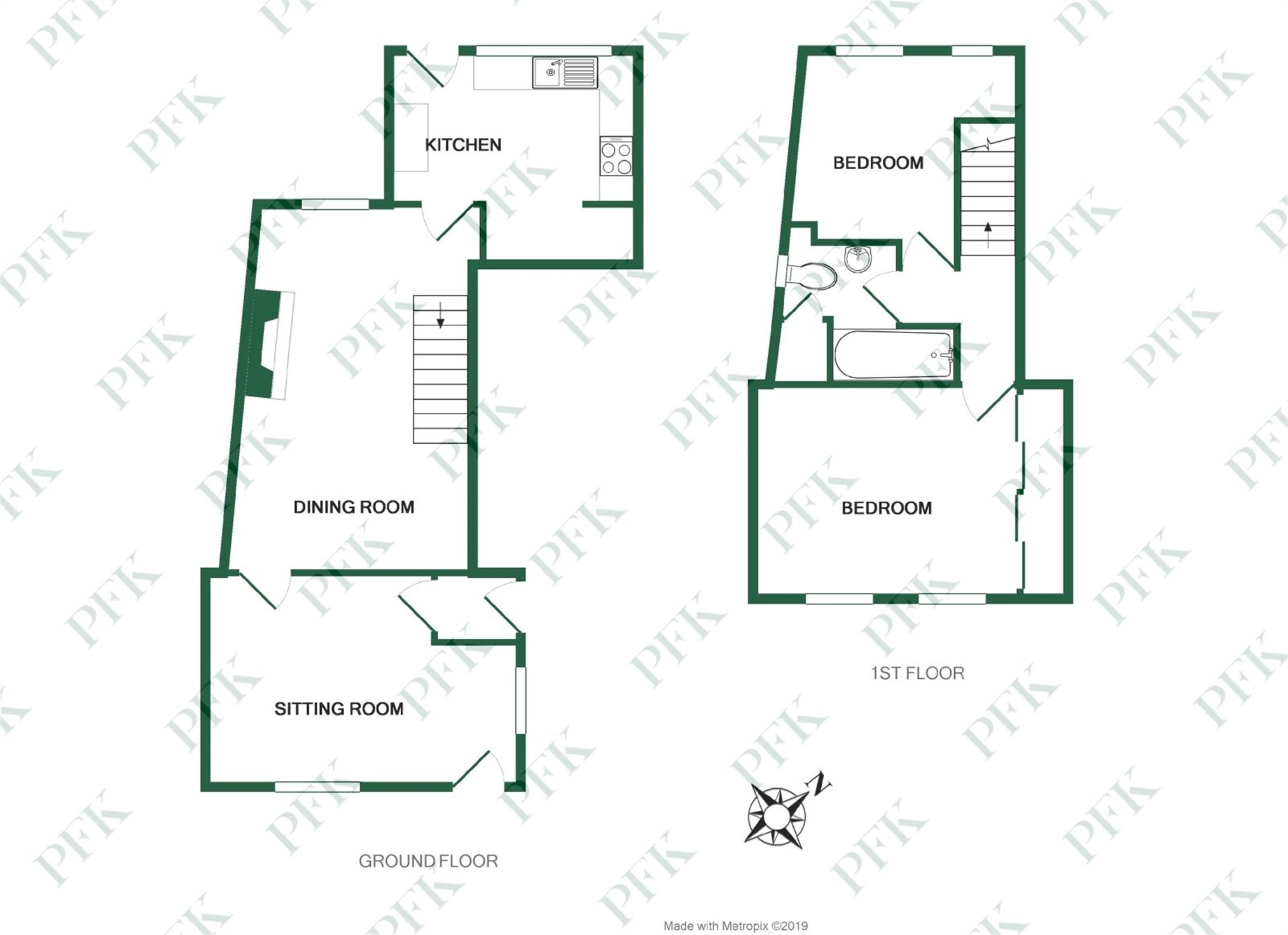 2 bed detached house for sale in Chapel Terrace, Greysouthen