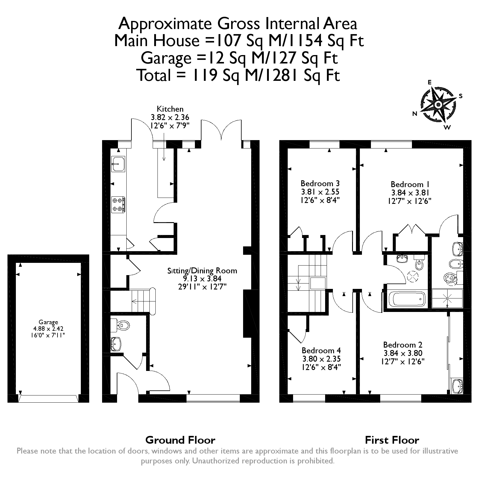 4 Bedrooms Terraced house for sale in Castle Road, Weybridge KT13