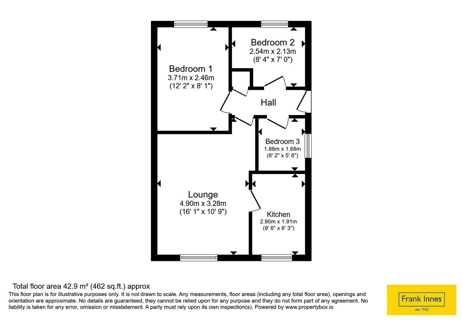 3, Cheverton Close, Derby floorplan