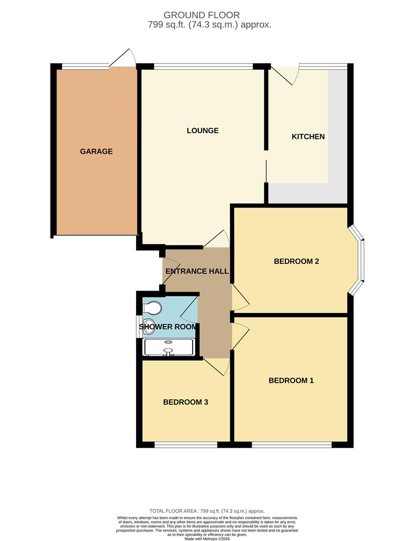 84, Highcliffe Road, Wickford floorplan