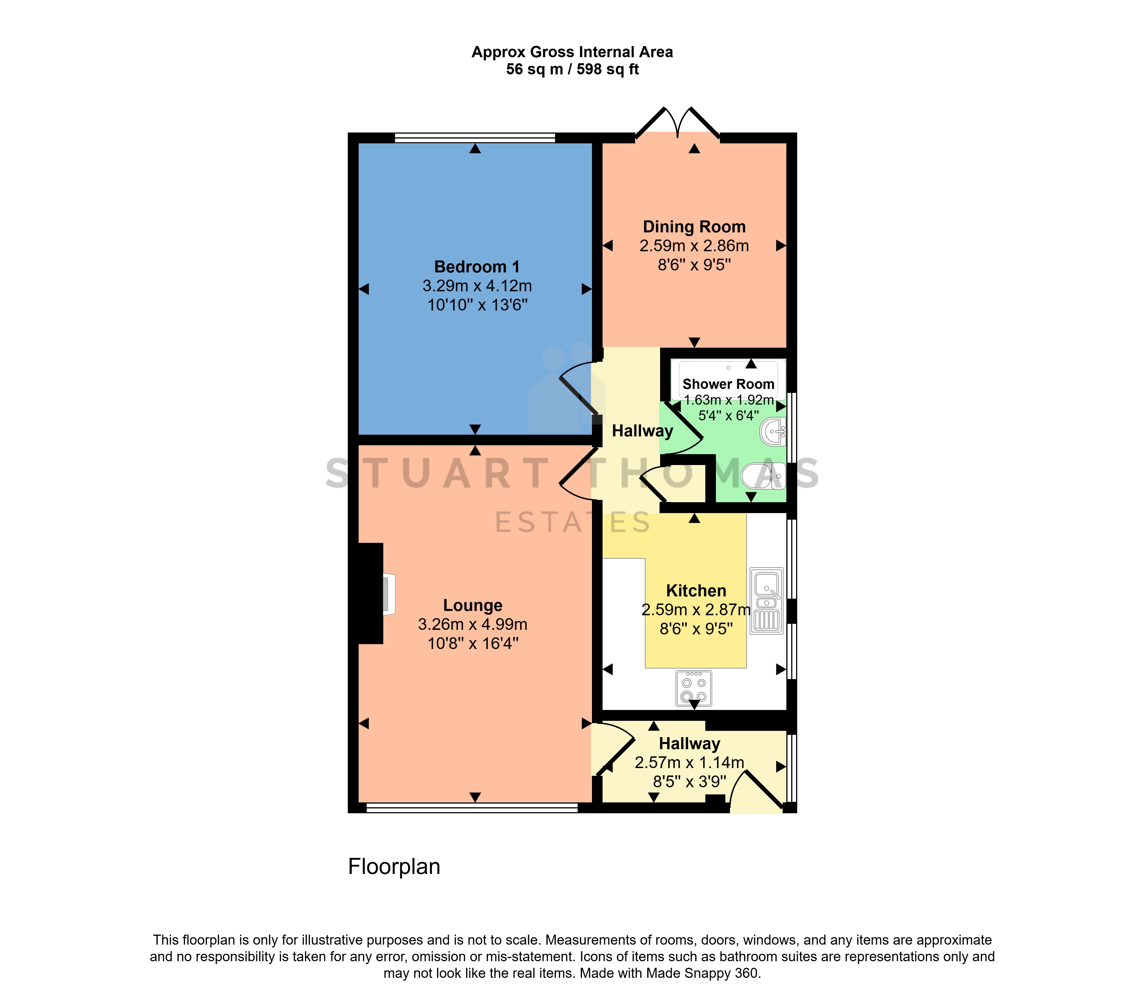 44, Broomfield, Hadleigh floorplan
