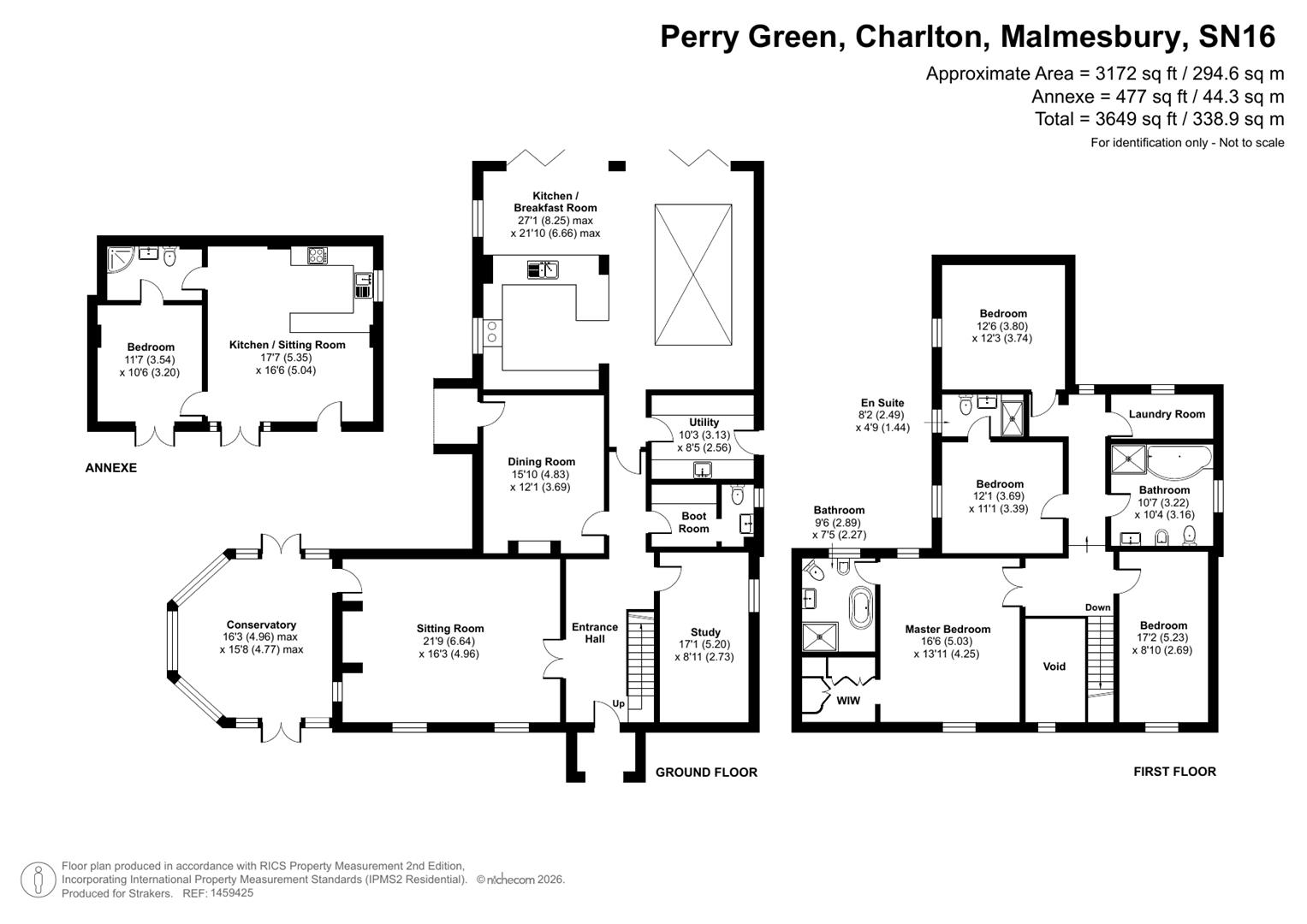 Badgerswood, 41, Perry Green, Charlton floorplan