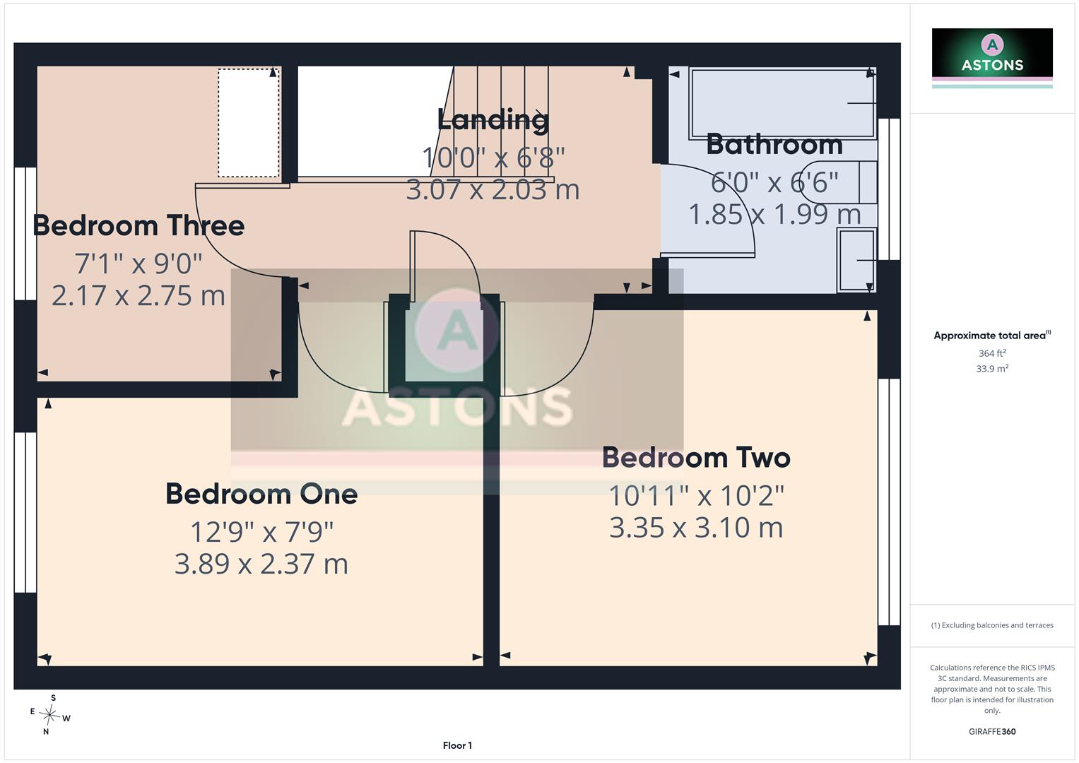 32, Mannings Close, Pound Hill floorplan