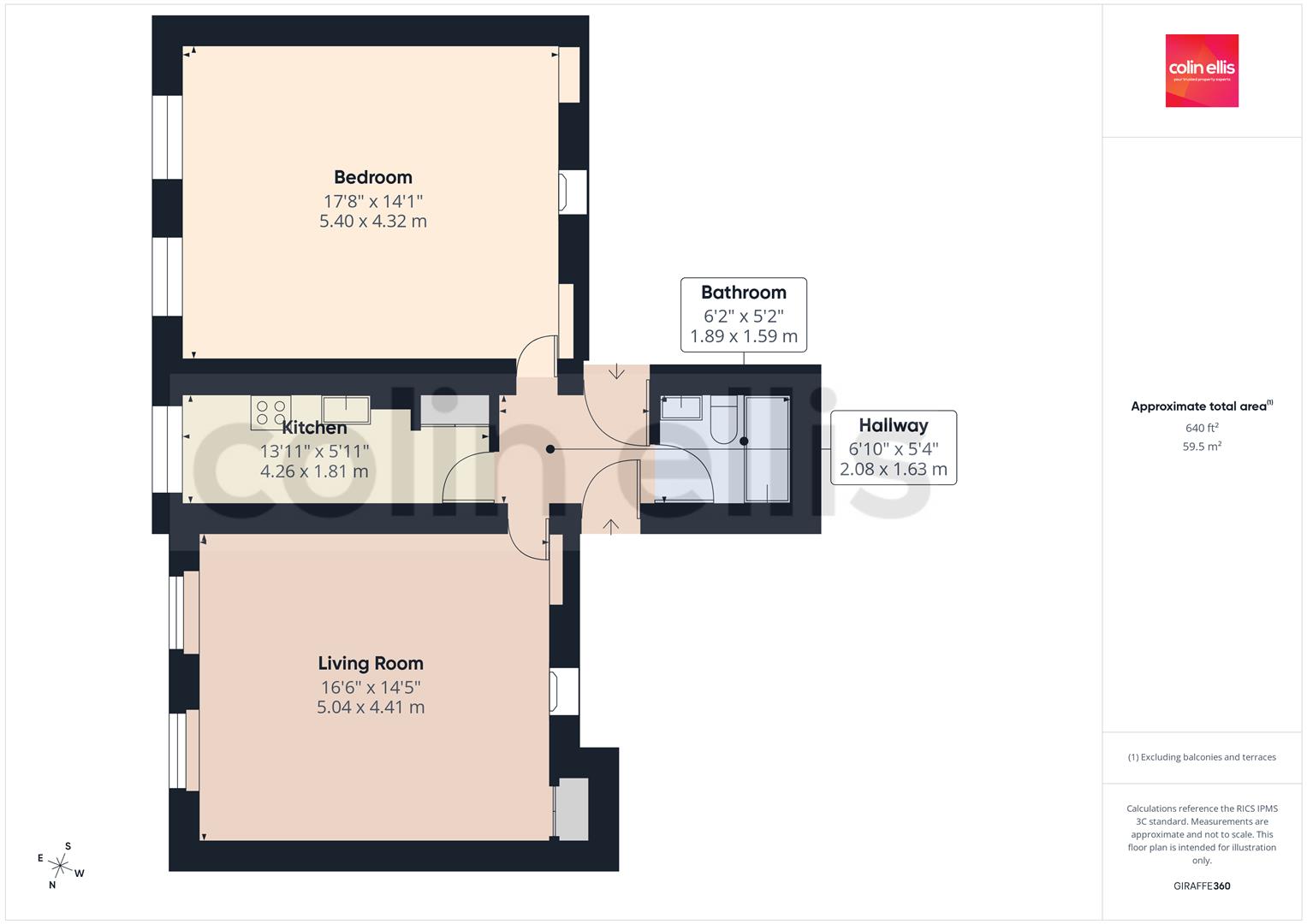 Flat 2, 14, St Nicholas Street, Scarborough floorplan