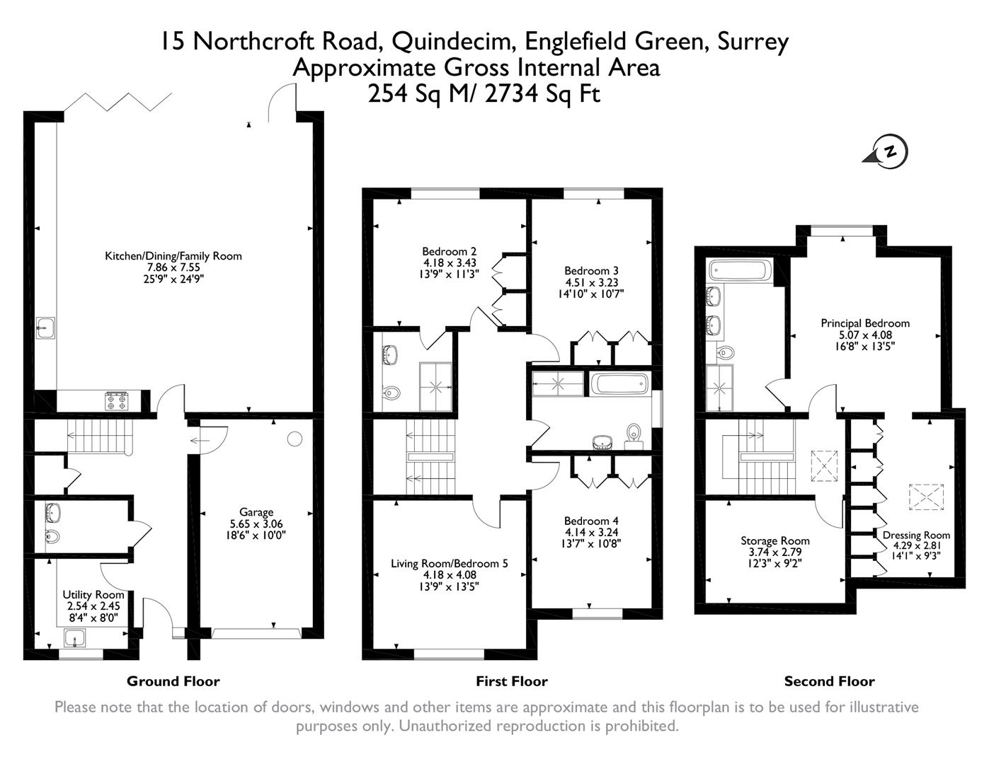 Quindecim, 15a Northcroft Road, Englefield Green floorplan