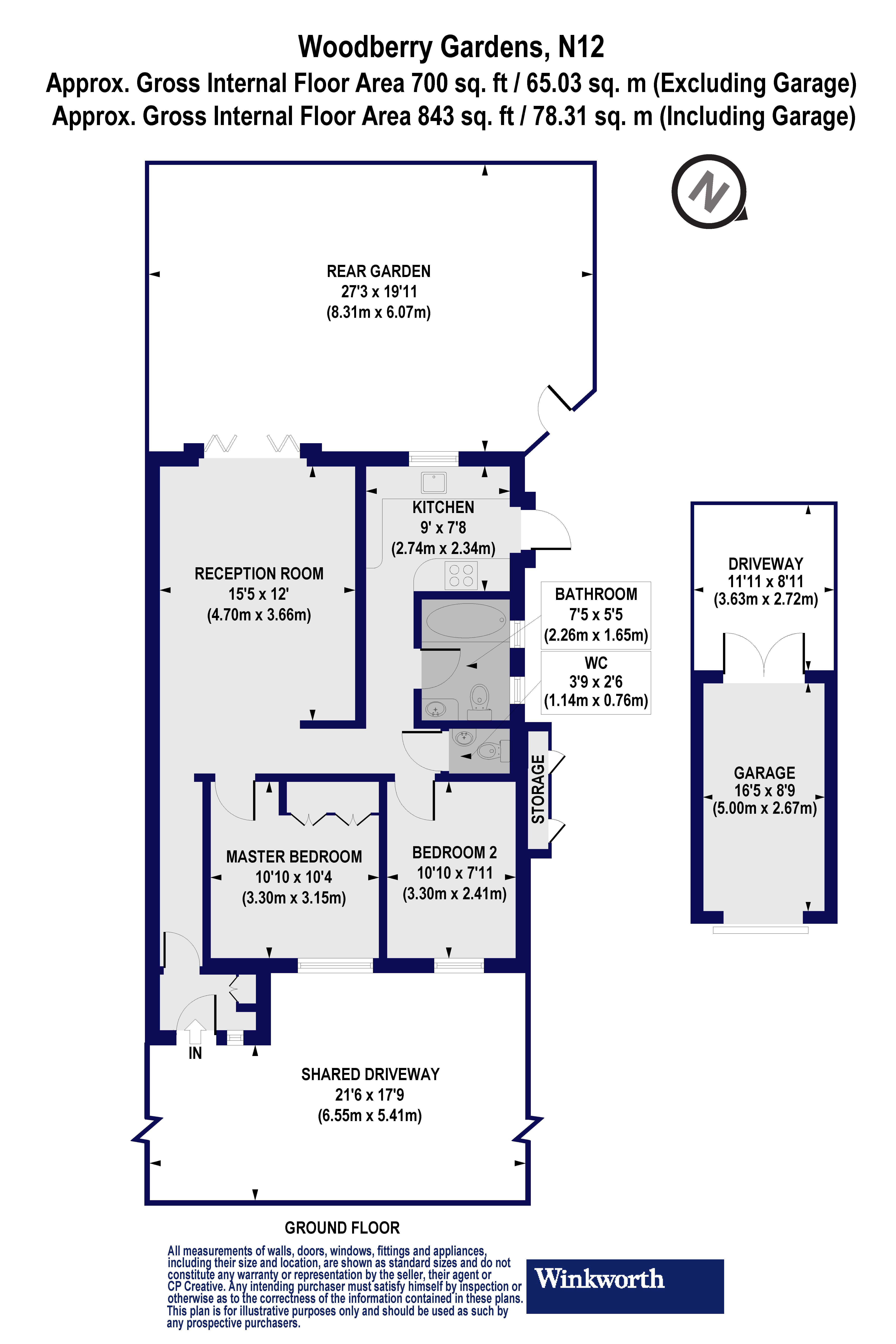 2, Woodberry Gardens, North Finchley floorplan