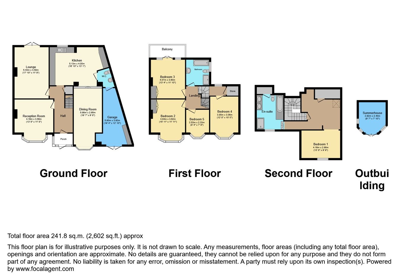 2, Spur Road, Orpington floorplan