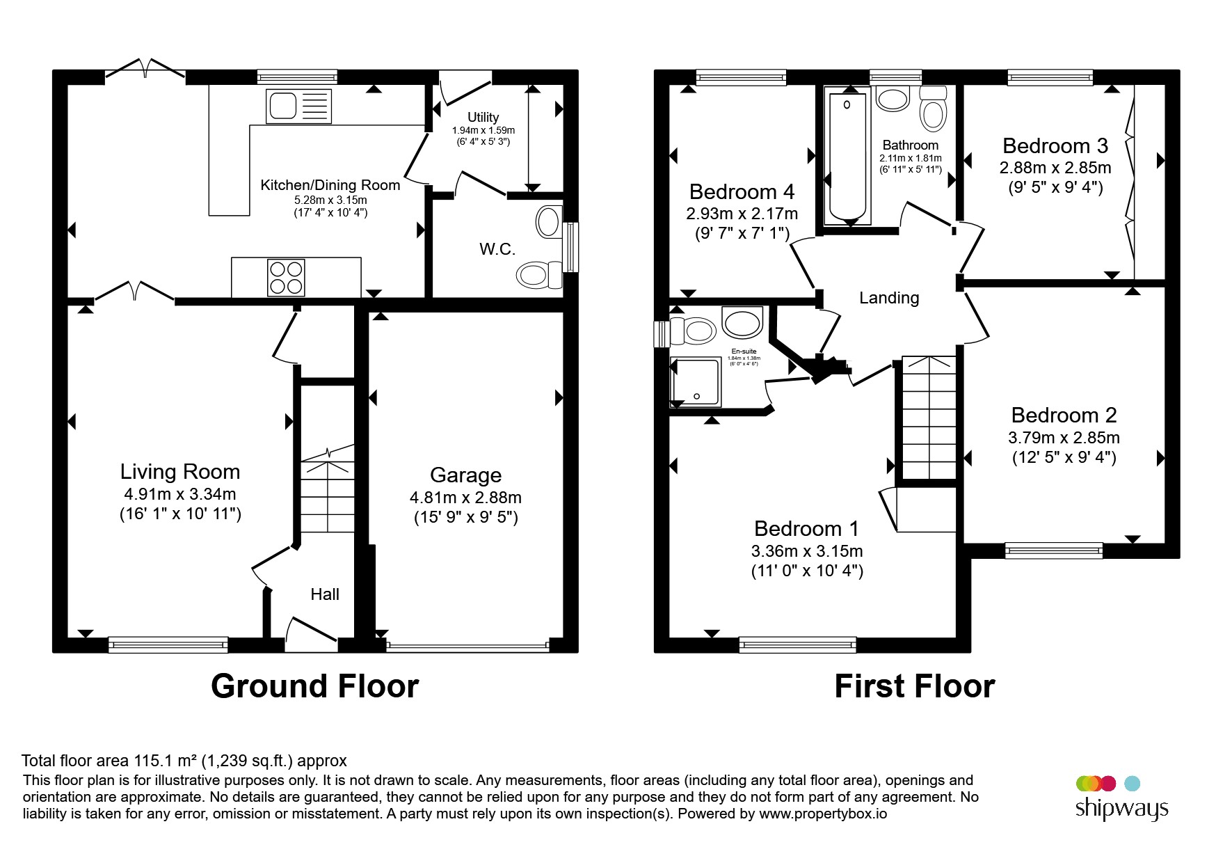 12, Vervain Drive, Rugby floorplan