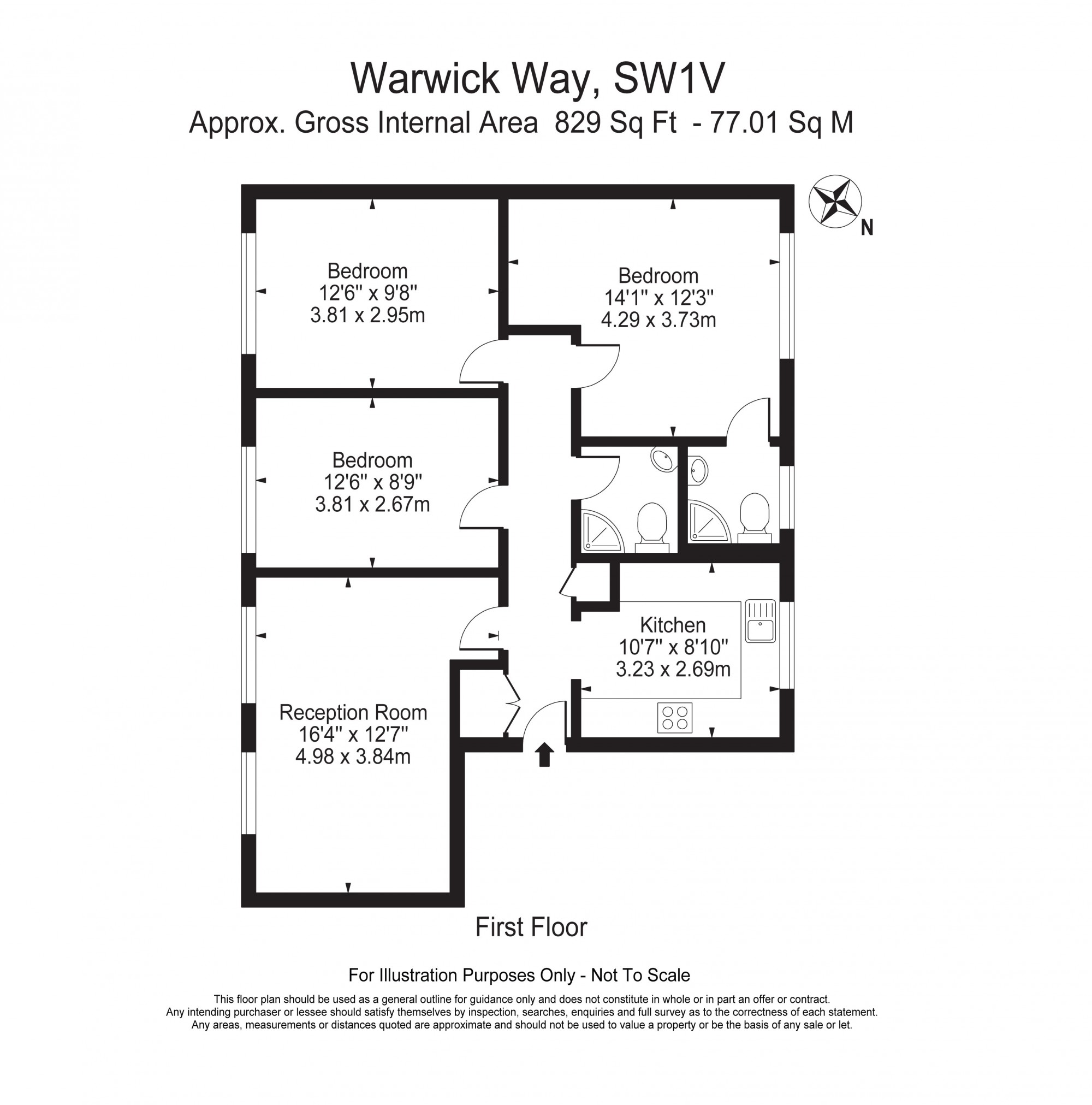 3 Bedrooms Flat for sale in Warwick Way, London SW1V