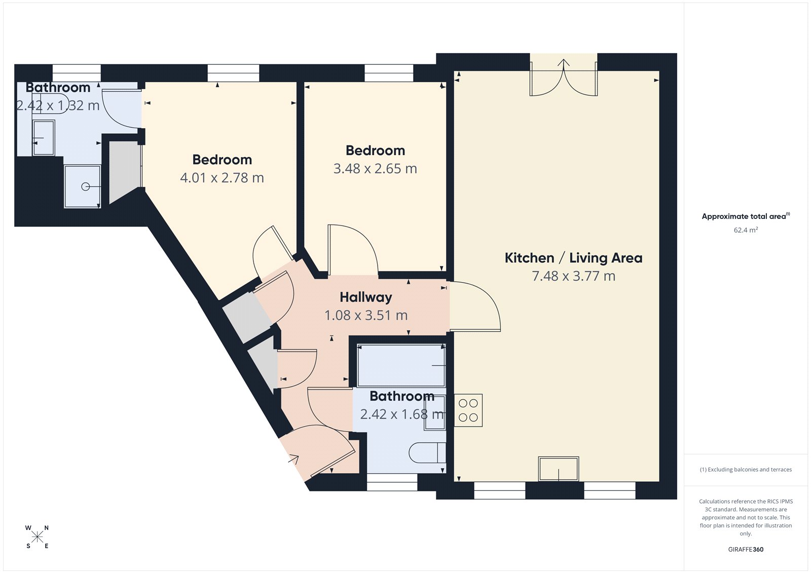 56, Latimer Close, Bristol floorplan