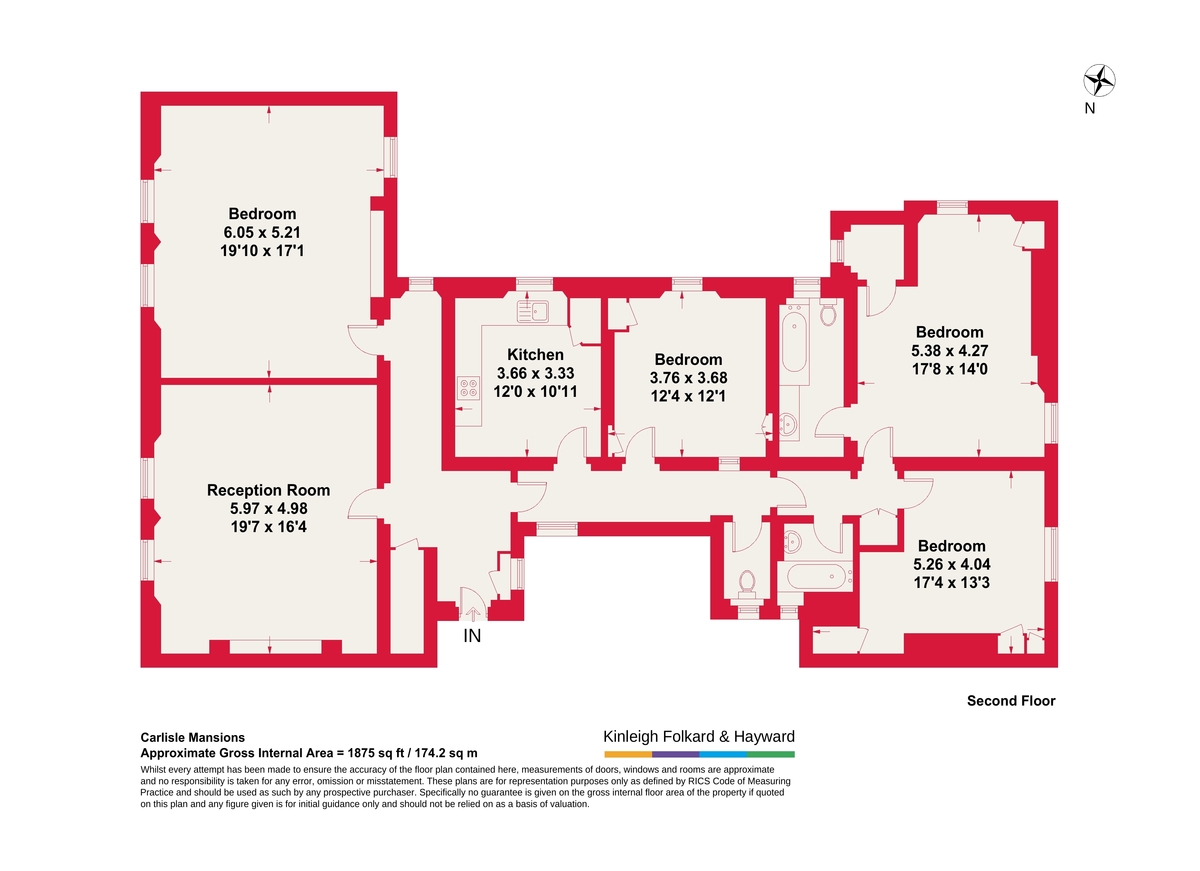 4 Bedrooms Flat to rent in Carlisle Place, London SW1P