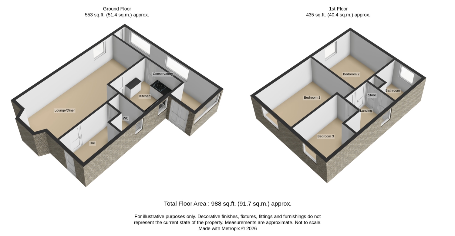 2, Cae Pentice Cefn Cribwr, Bridgend floorplan