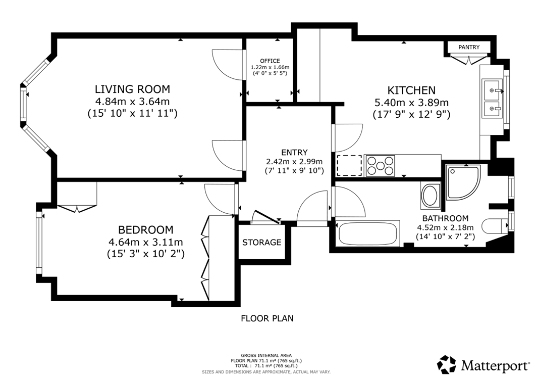 6 Jura Street, Flat 1/2, Glasgow floorplan