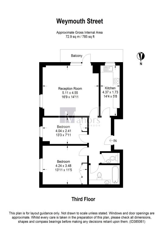 2 Bedrooms Flat to rent in Weymouth Street, London W1W