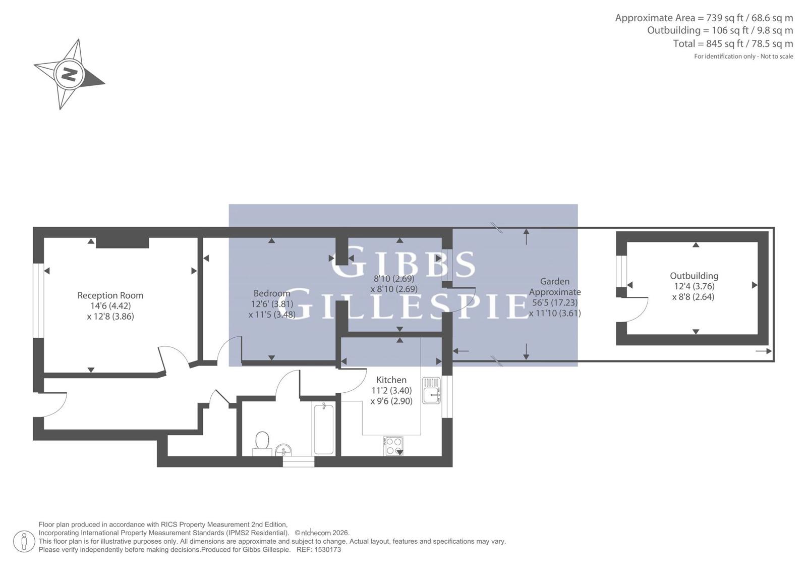 12A,, Imperial Close, Harrow floorplan