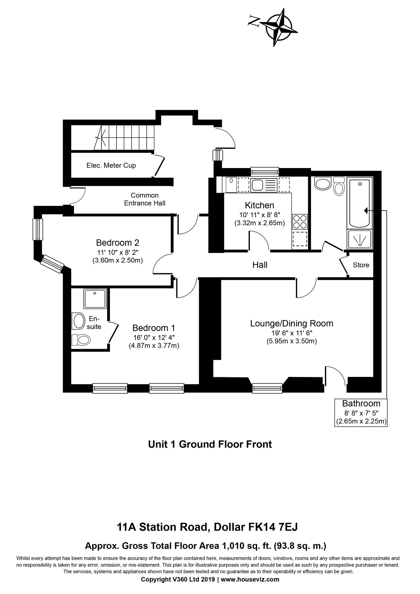 3 Bedrooms Flat for sale in Station Road, Dollar FK14