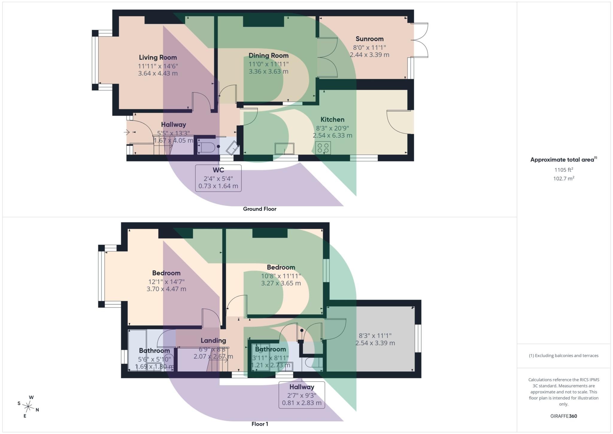 14, Downham Road, Woburn Sands floorplan