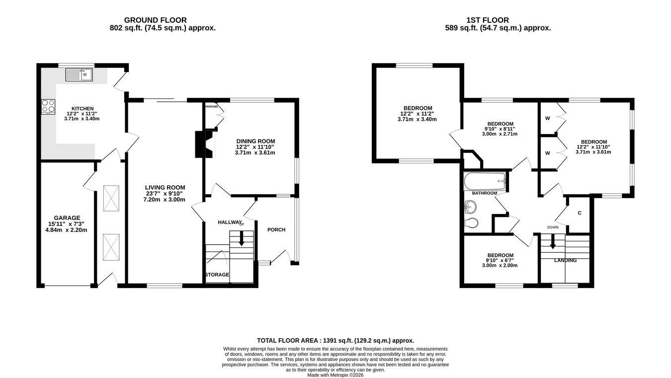 Merrivale, Stoney Lane, Thatcham floorplan