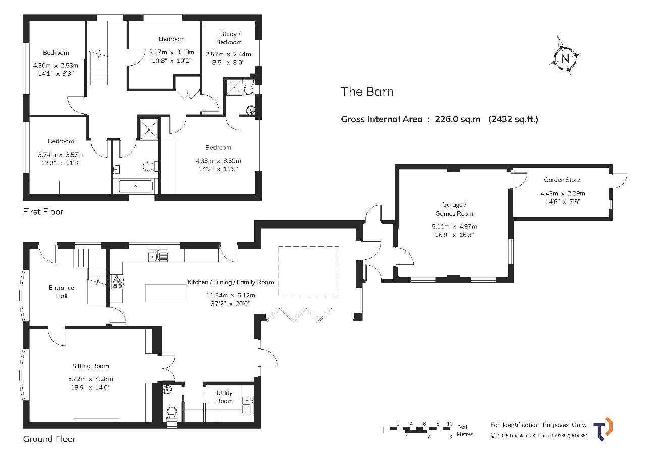 The Barn, New Road, Cranbrook floorplan