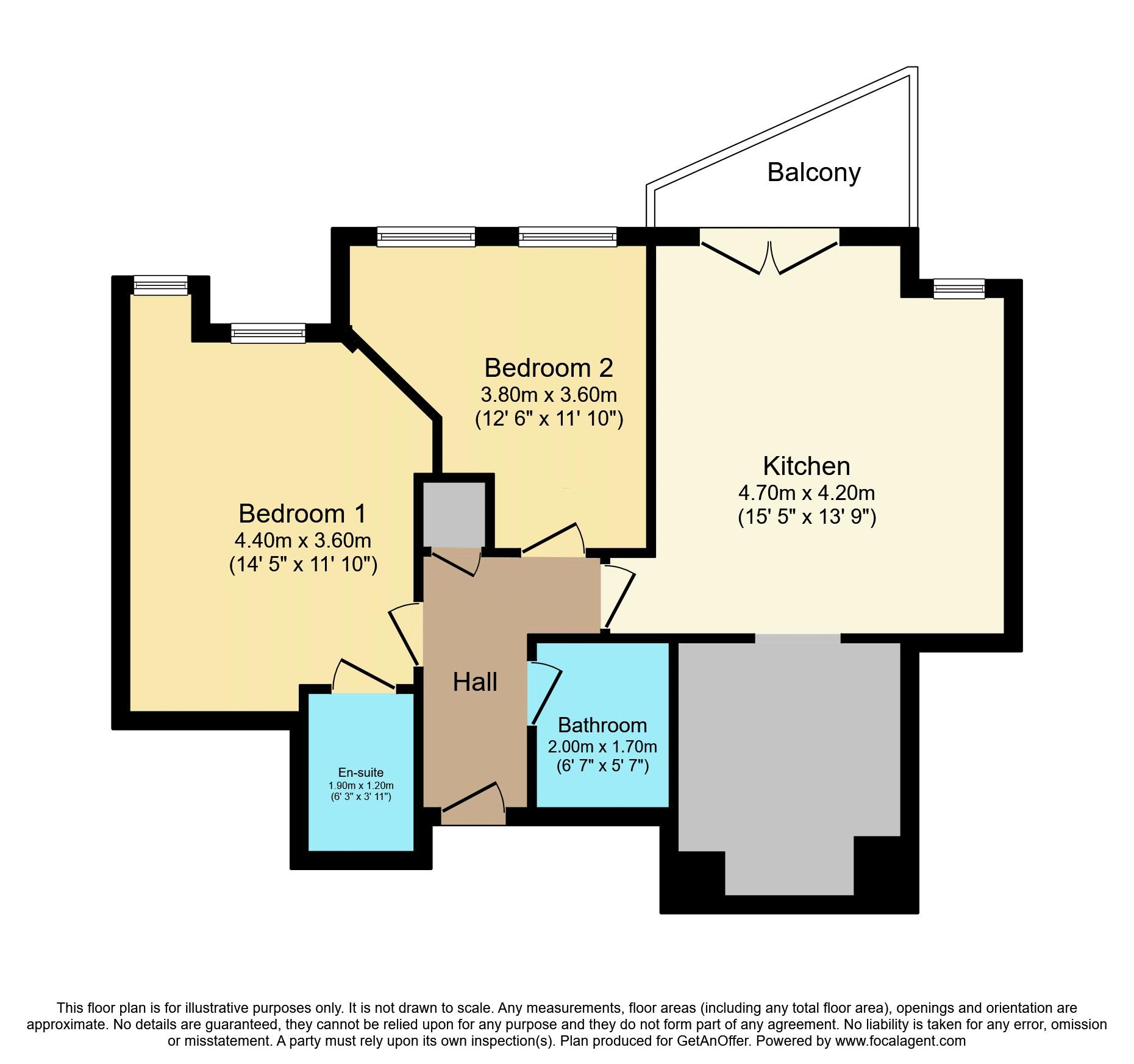 Flat 33 Faroe, Gotts Road, Leeds floorplan