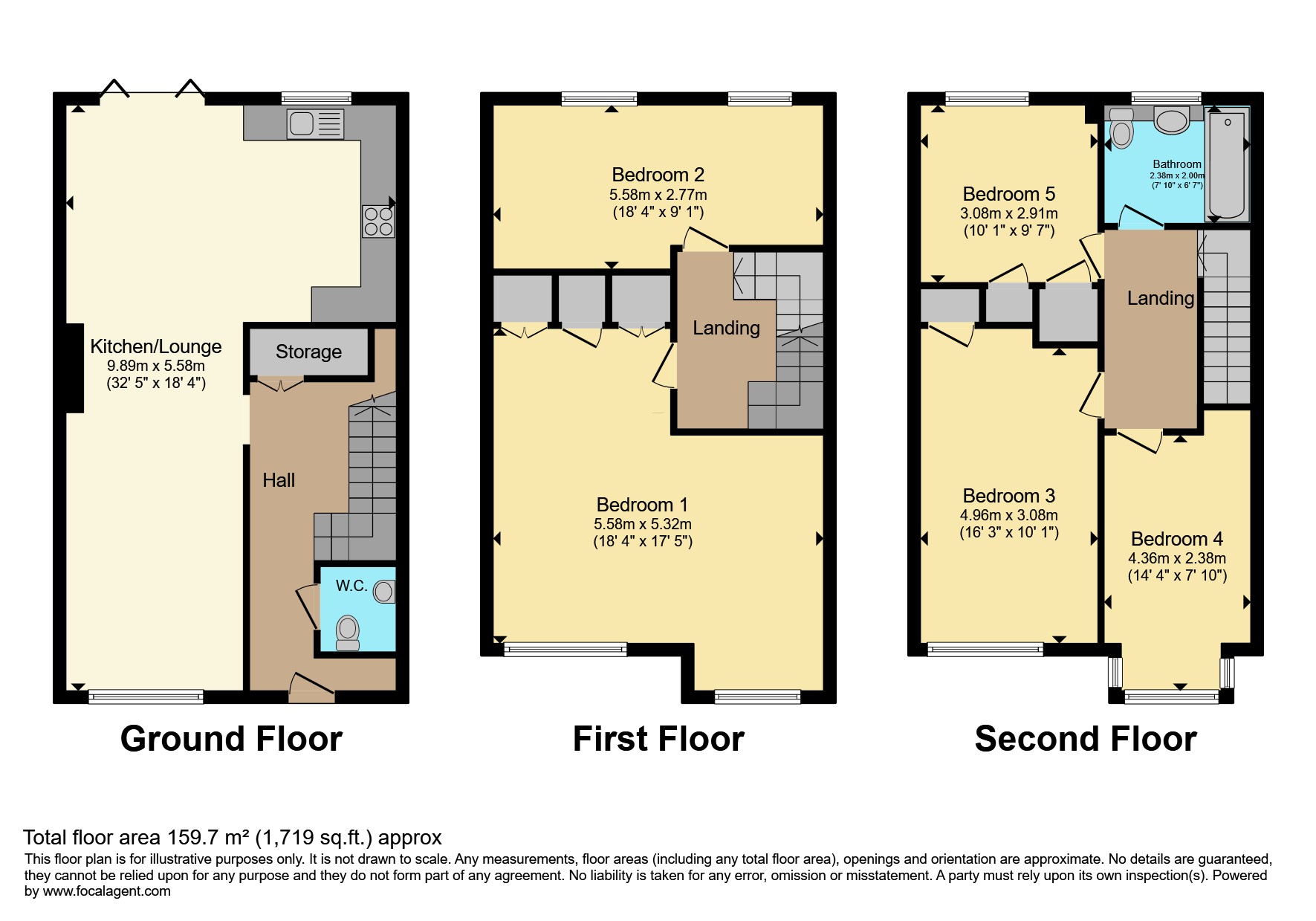 34, Trindehay, Basildon floorplan