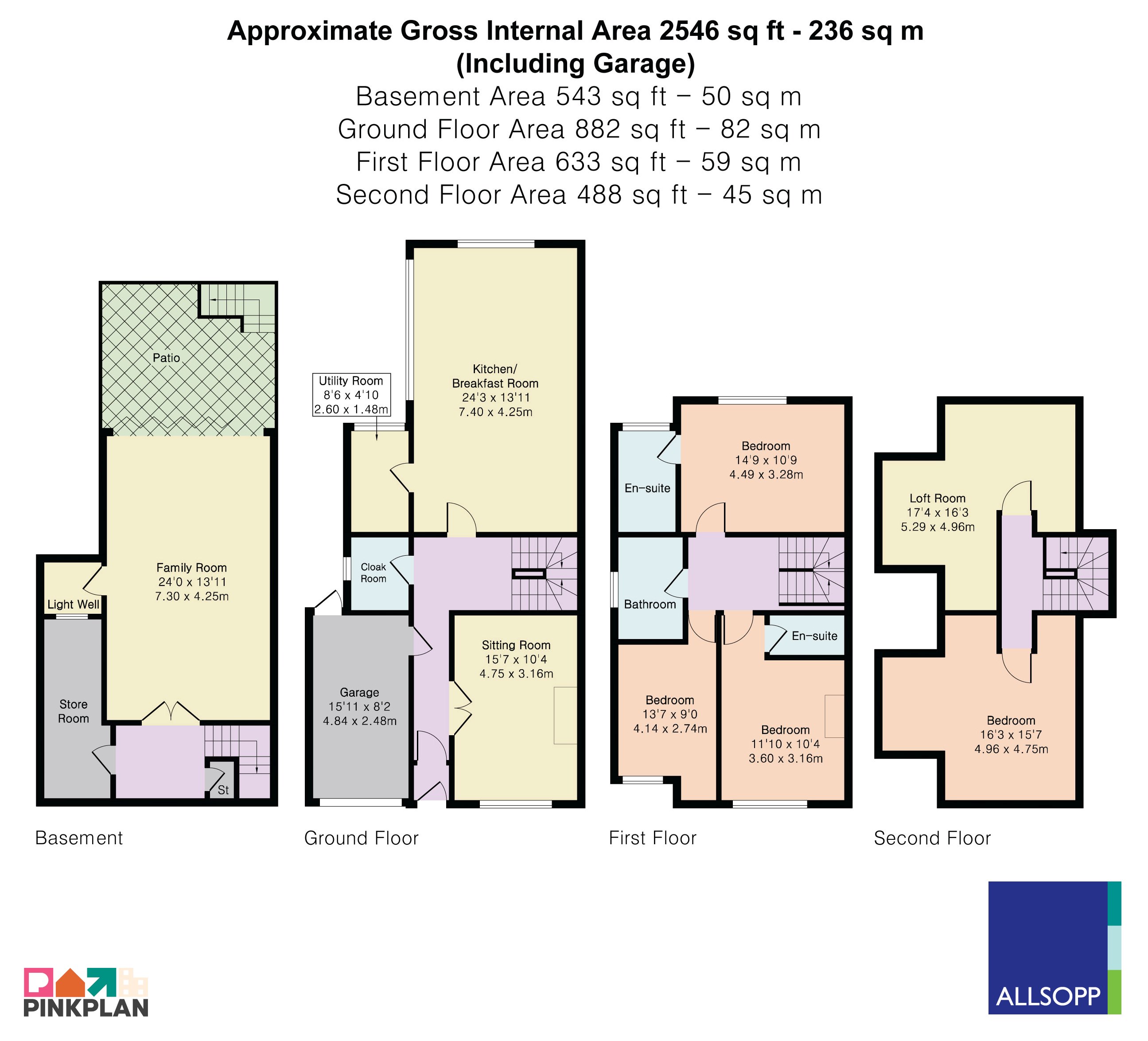 1 Hillside View, Hillside Road, Harpenden floorplan