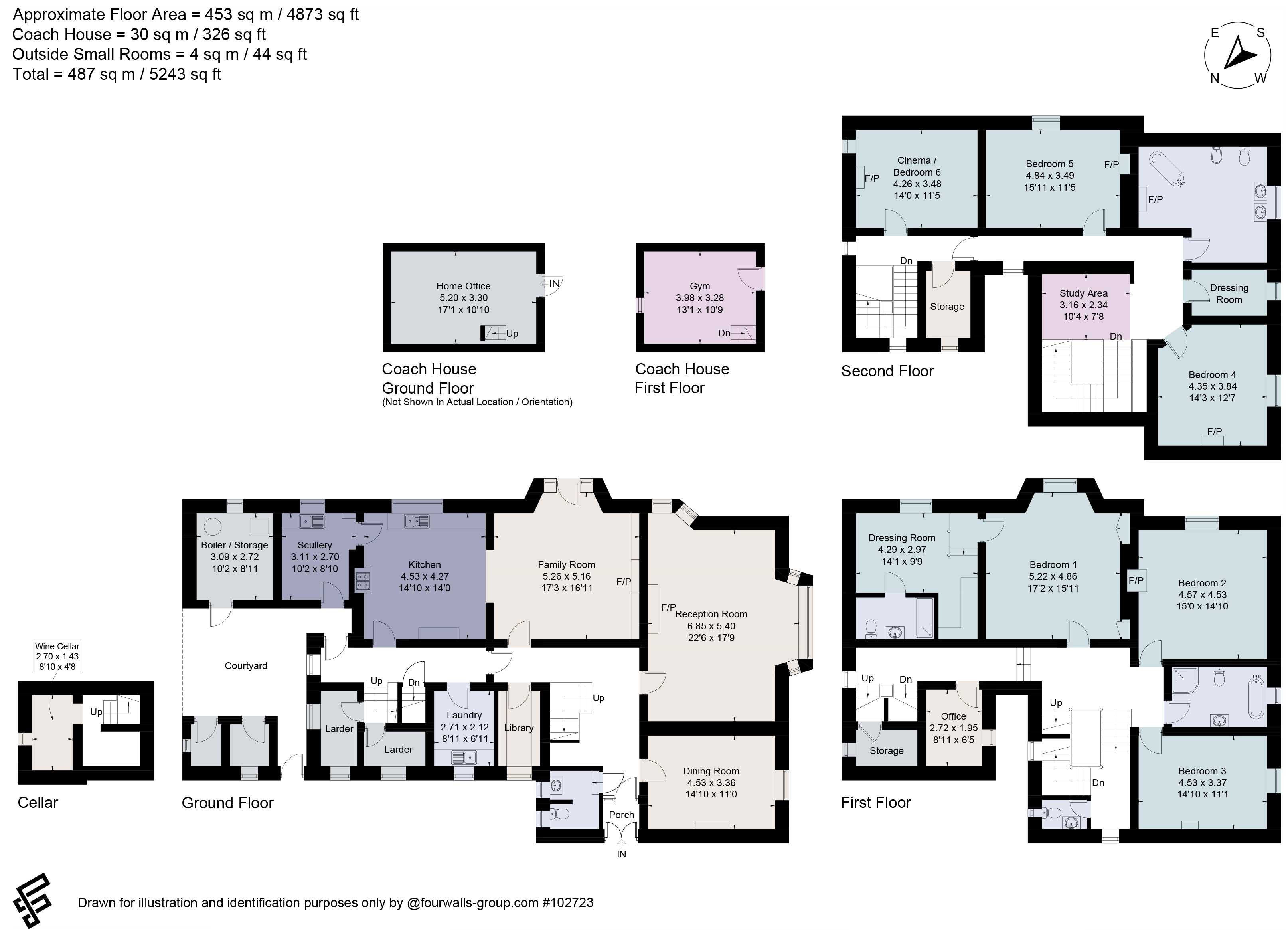 The Old Vicarage, 41, Main Street, Cambridge floorplan