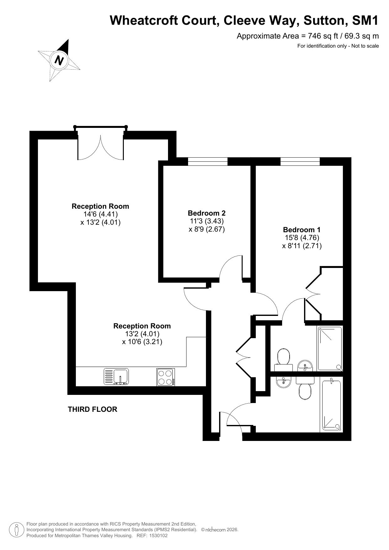 Wheatcroft Court Cleeve Way, Sutton floorplan