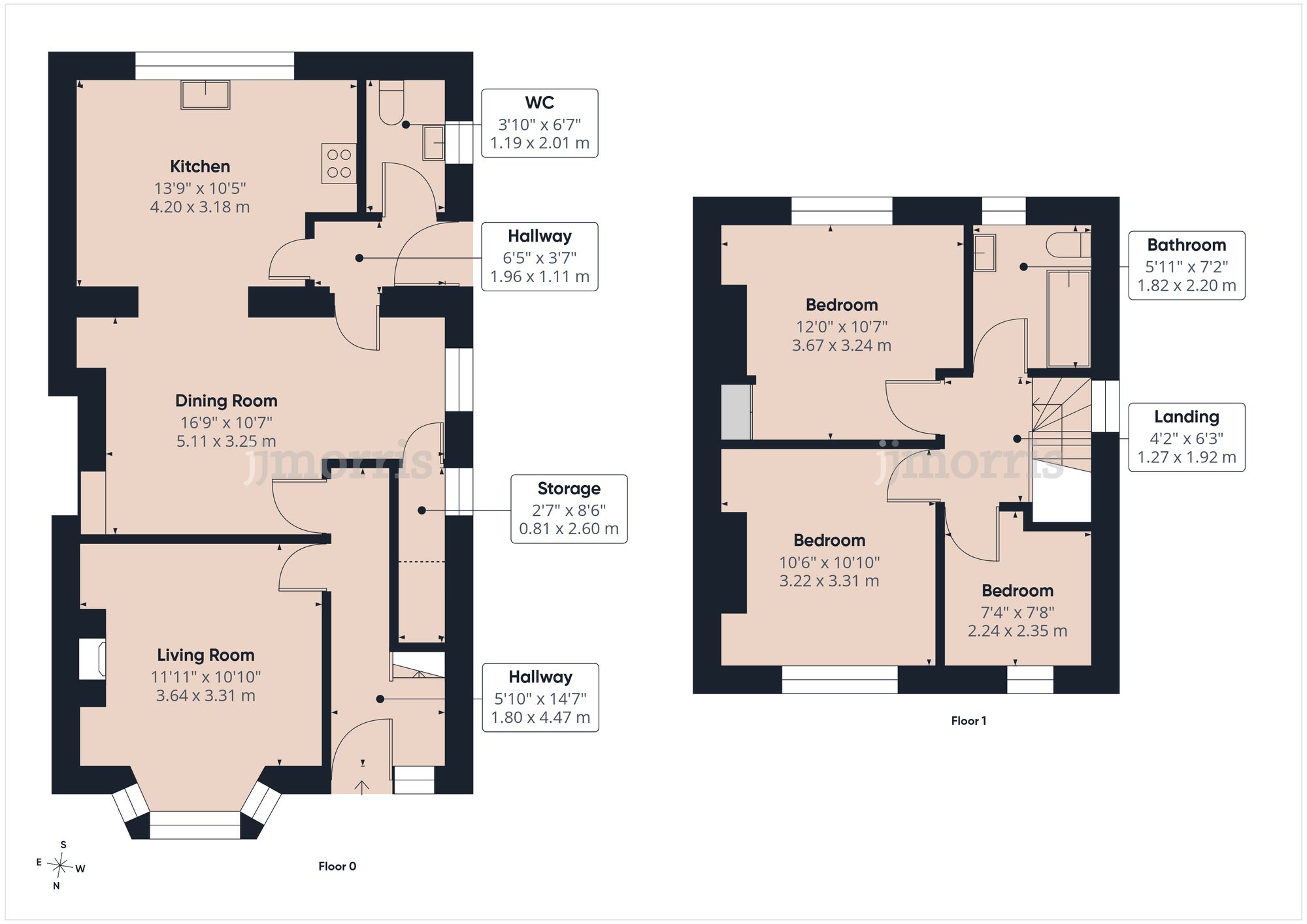 1 Northmead, Narberth floorplan