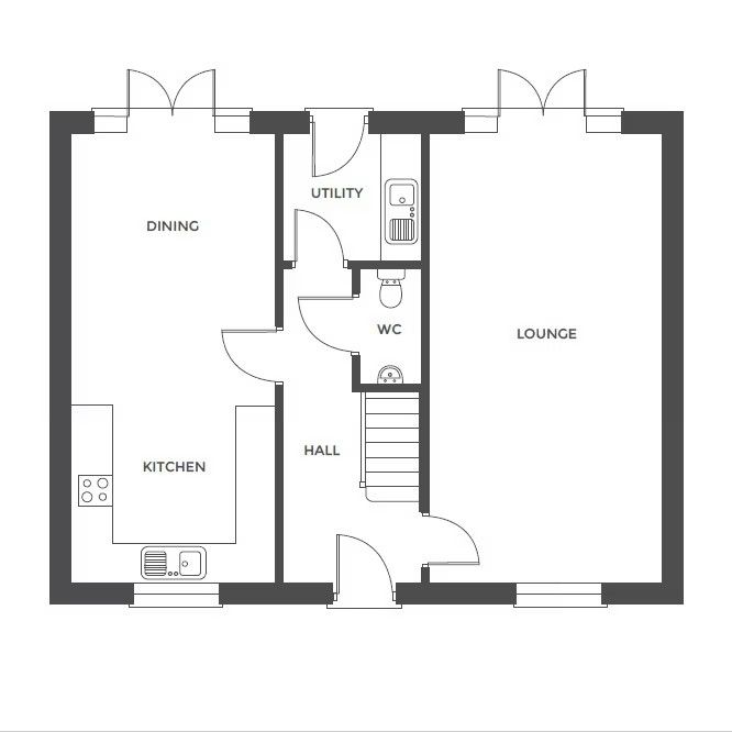 Plot 141, Acresford Park, Rugeley floorplan