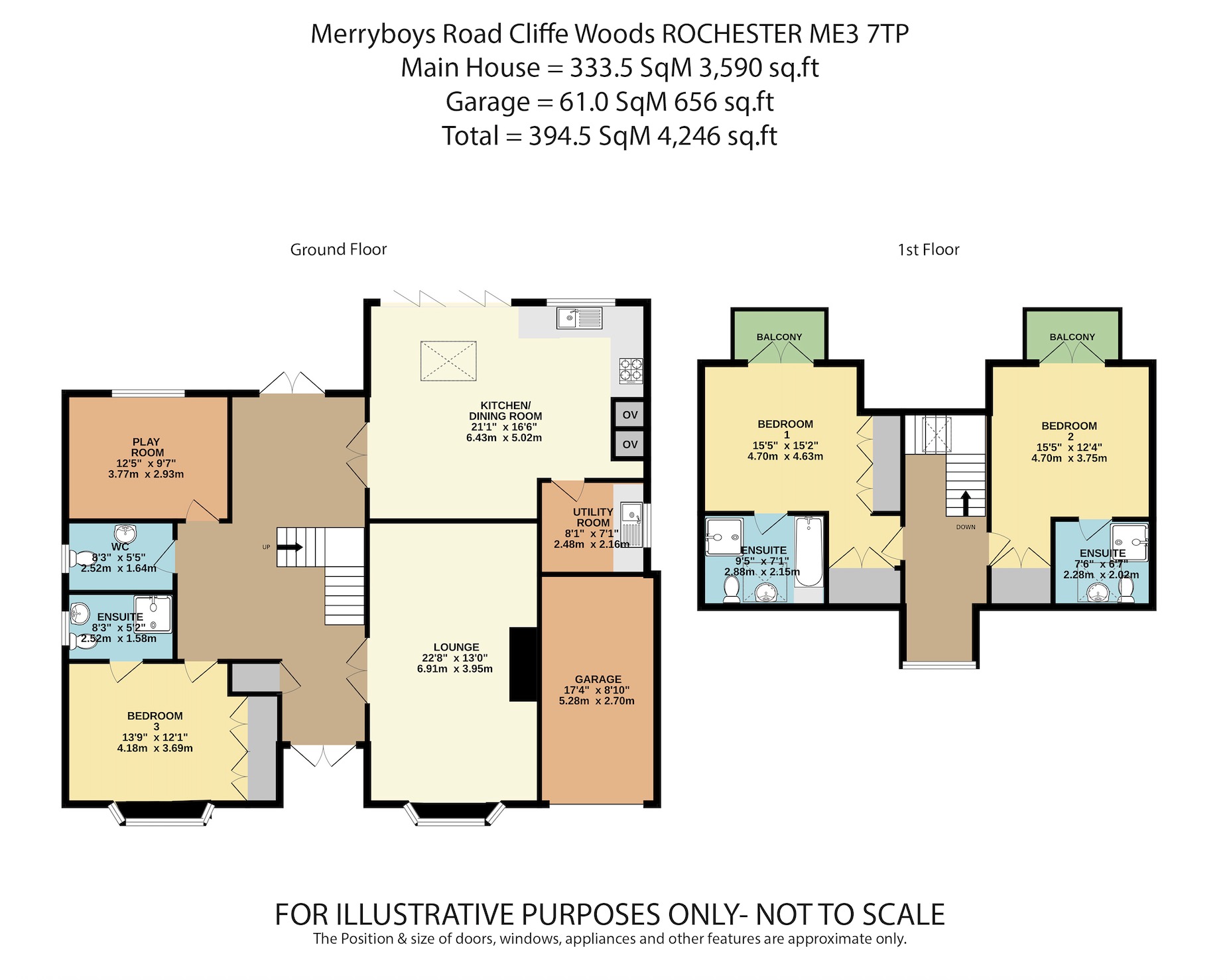 Tryst House, Merryboys Road, Rochester floorplan