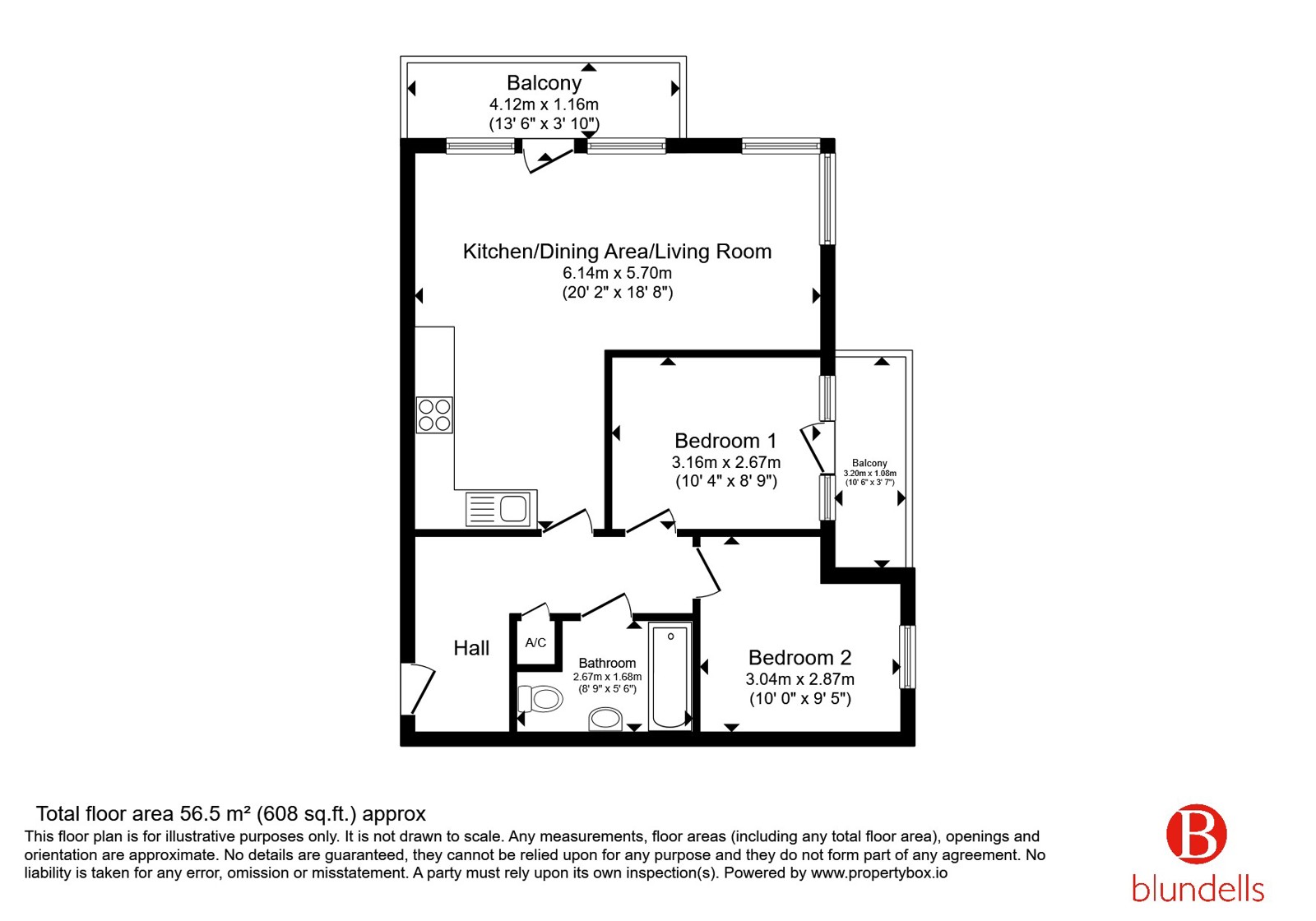 Flat 13, The Brew House, 211, Ecclesall Road, South Yorkshire floorplan