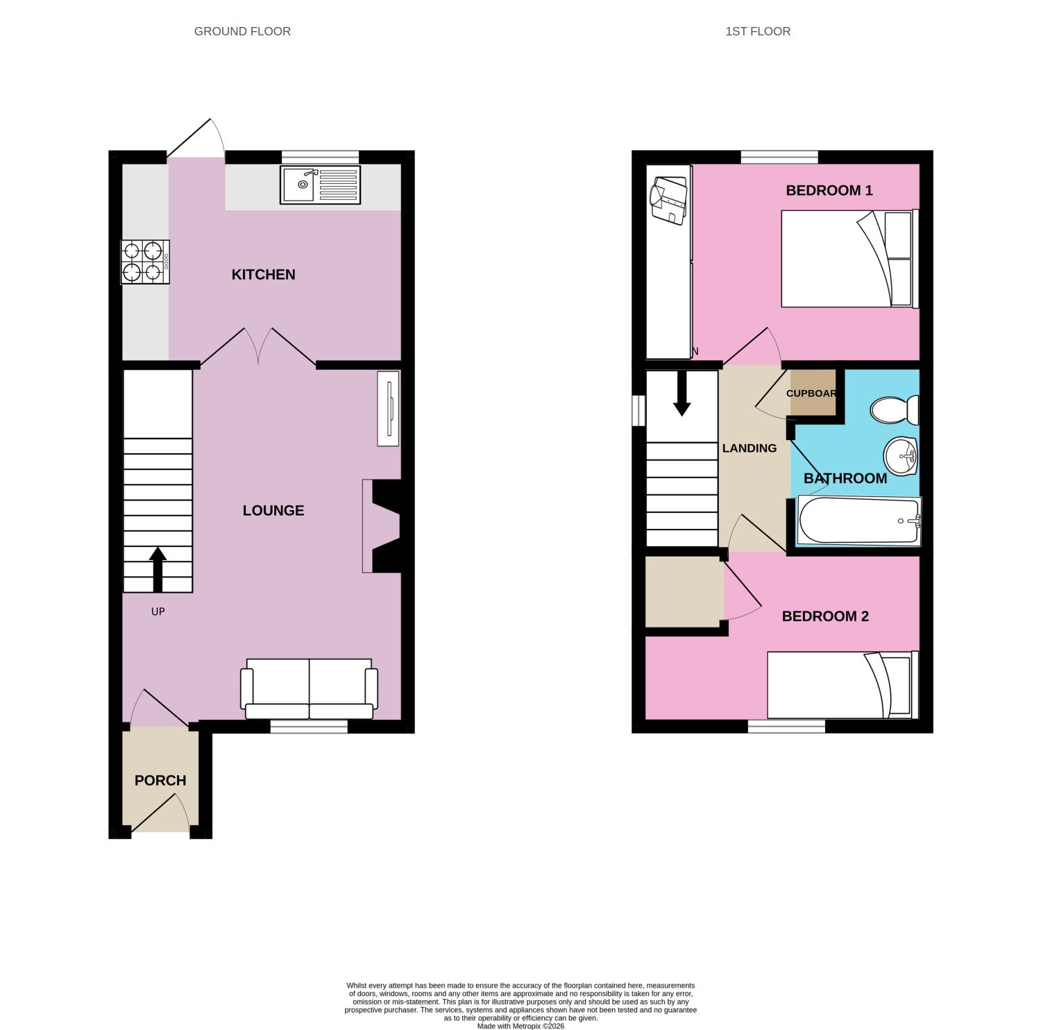 9, WIMBORNE CLOSE, BOLDON COLLIERY floorplan