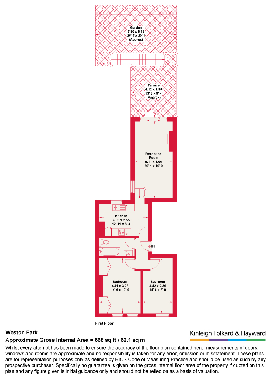 Flat 2, 69, Weston Park, London floorplan