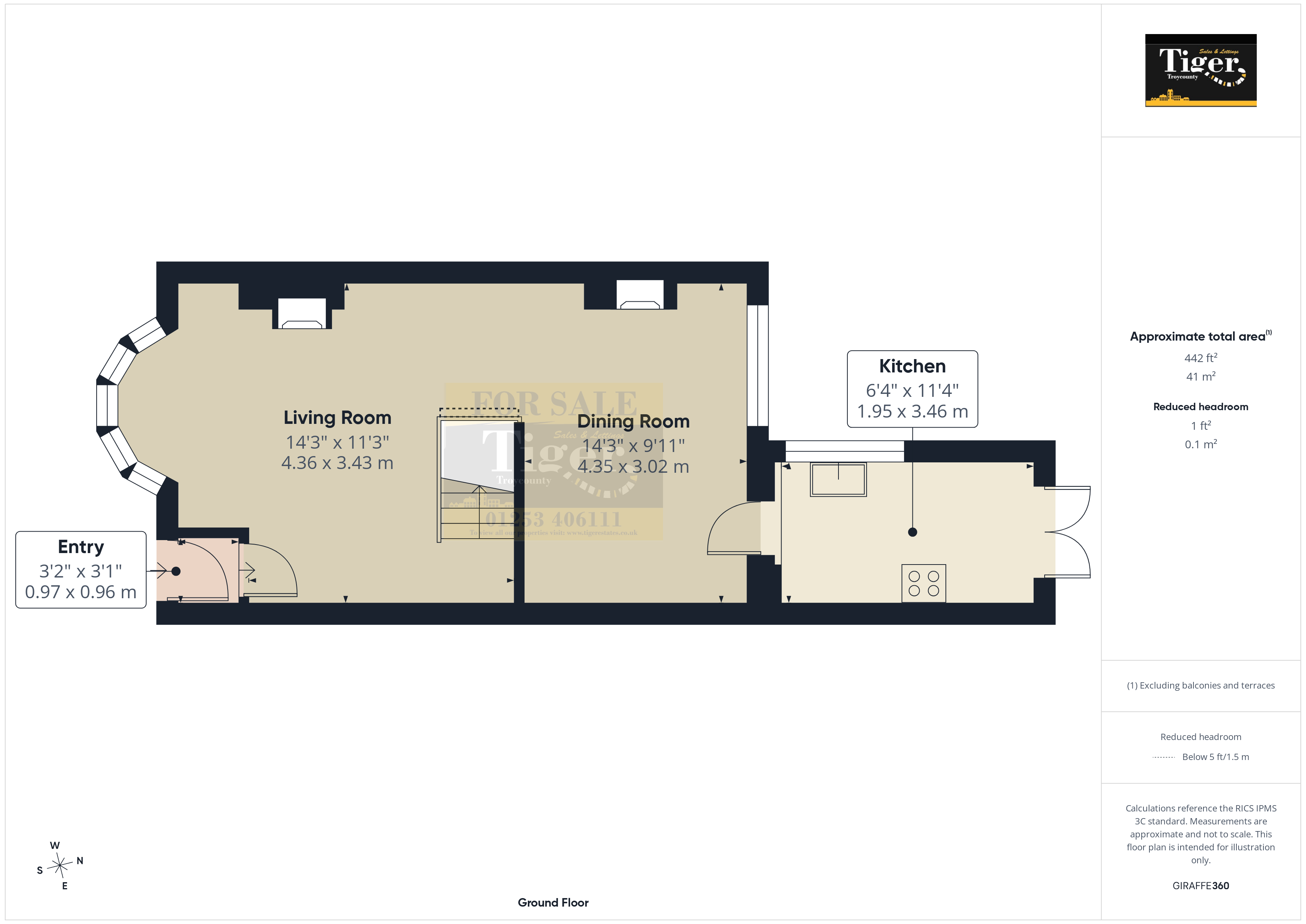 51, Grenfell Avenue, Blackpool floorplan