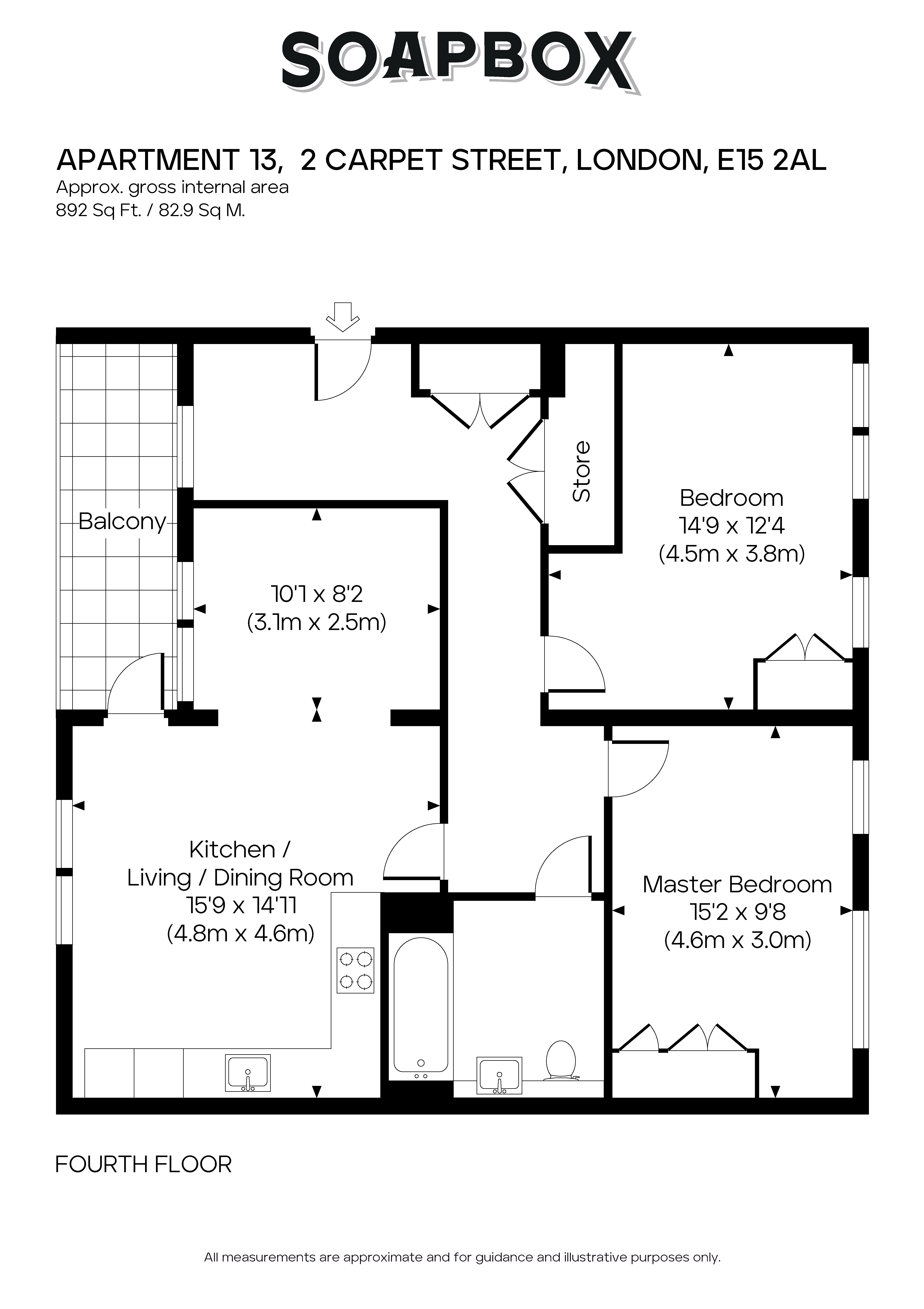 Carpet Street, London floorplan