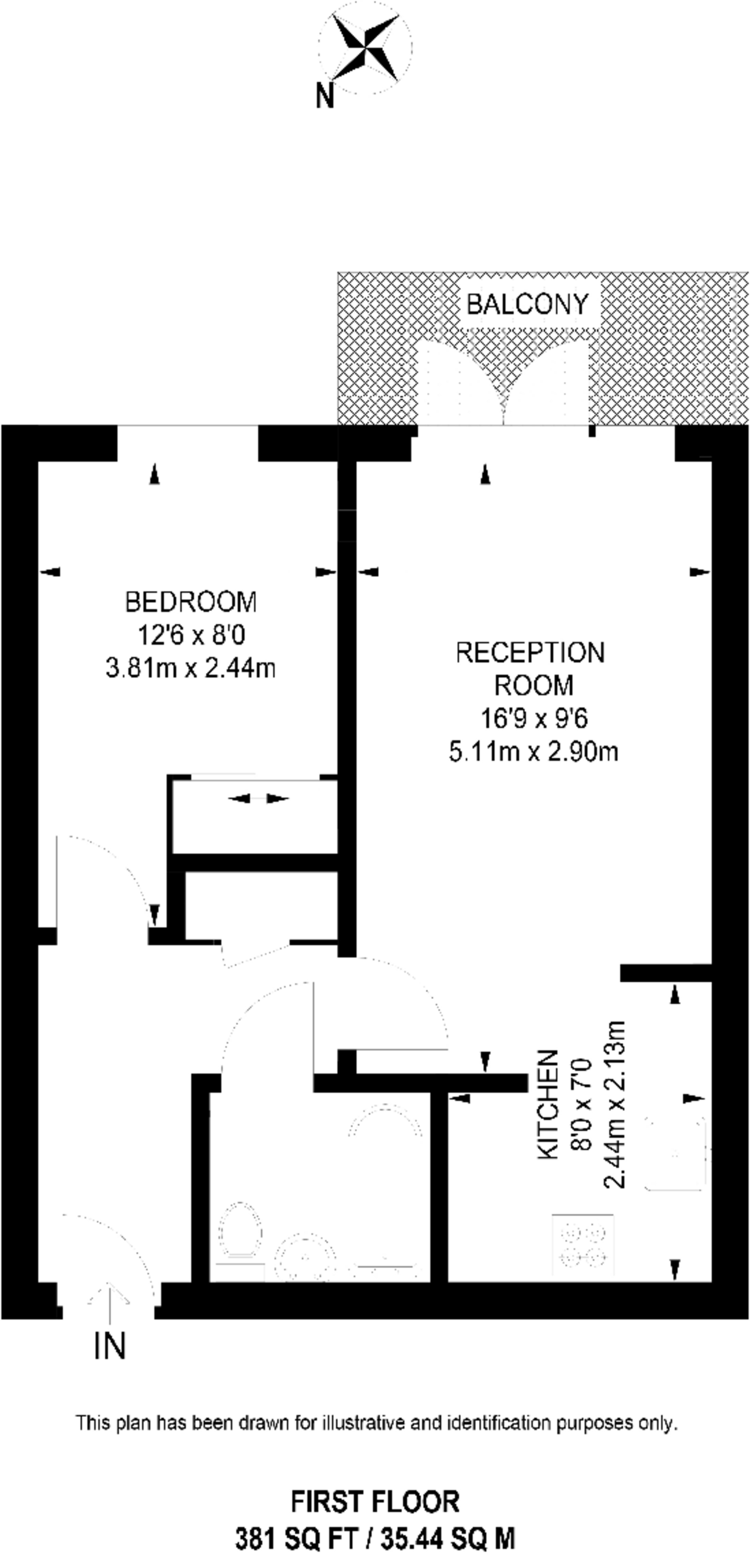 Seven Kings Way, Kingston floorplan
