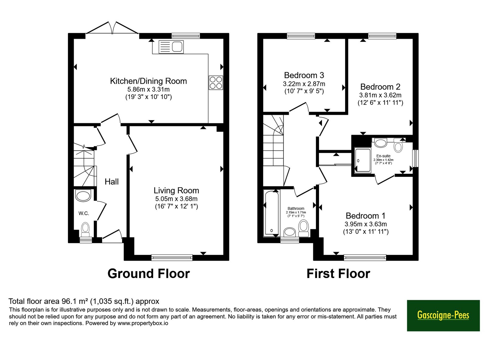 53, Andrews Way, Hampshire floorplan