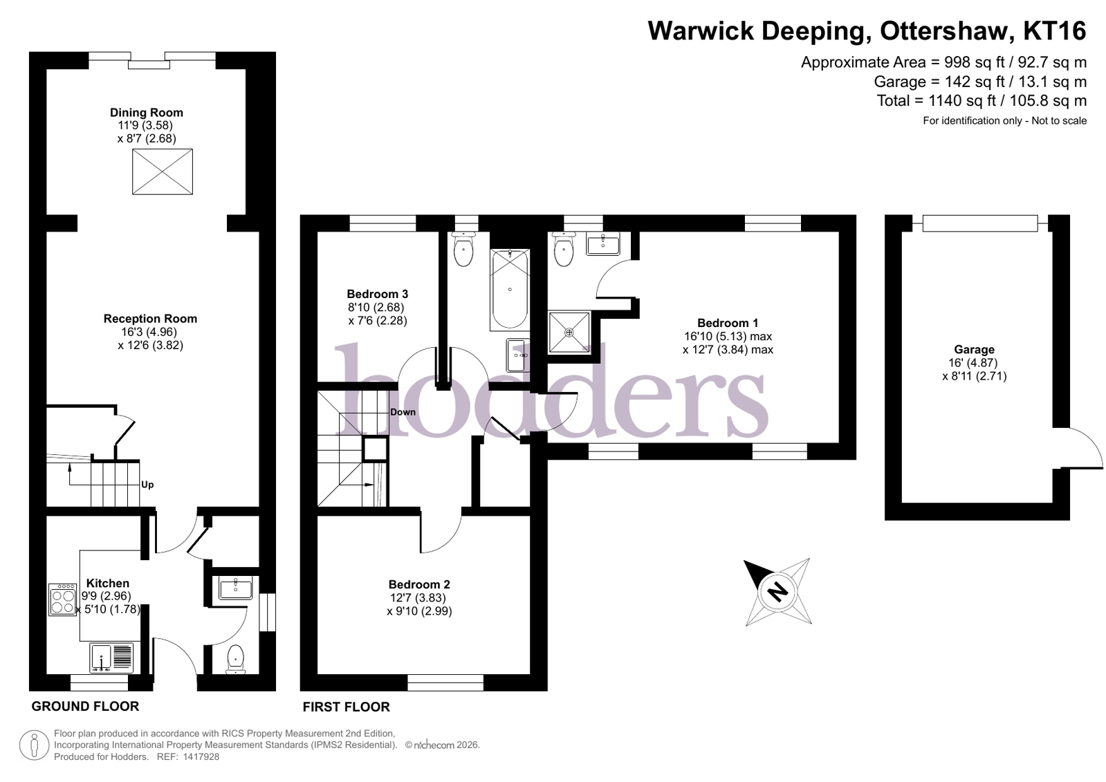 24, Warwick Deeping, Ottershaw floorplan